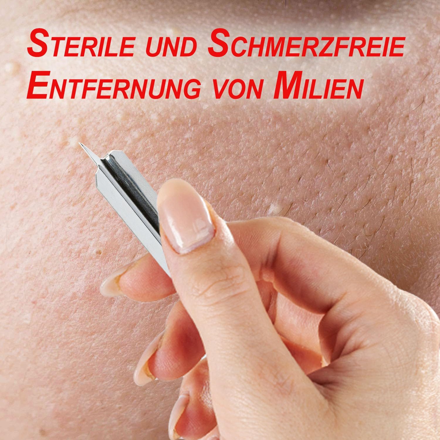 One+Step Lanzetten Milien Lanzetten - Sterile Lanzetten Kosmetik, 100 St., 200 tlg.