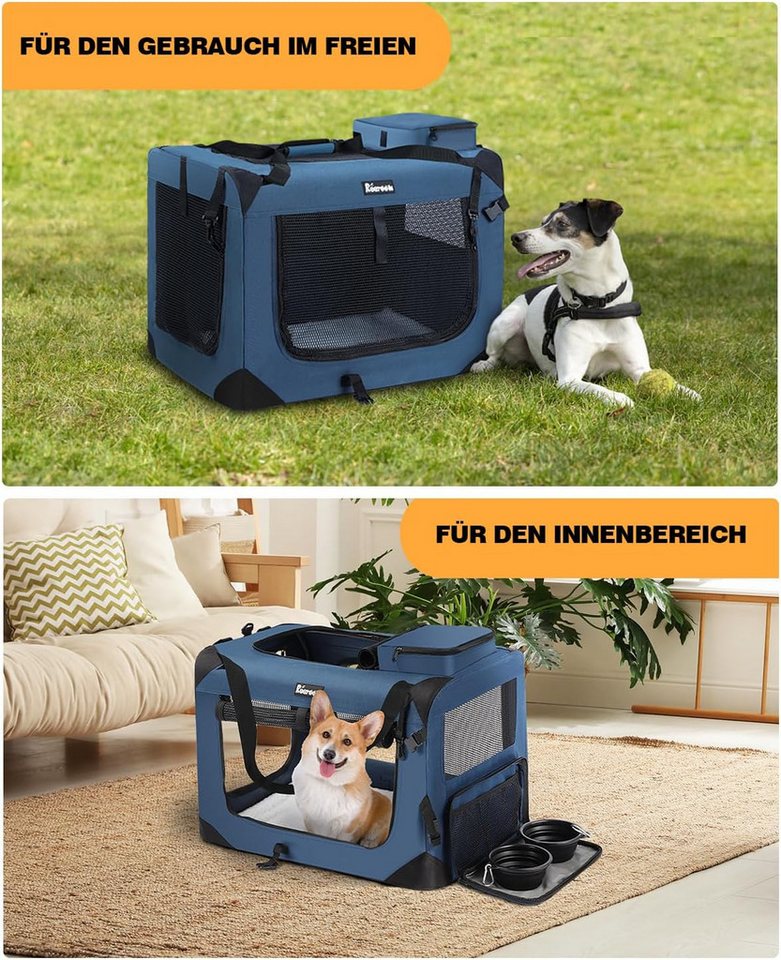 Thumbnail - Reerooh Tiertransportbox Tiertransportbox Tragbare Hundetasche für Hunde und Katzen bis 25 kg