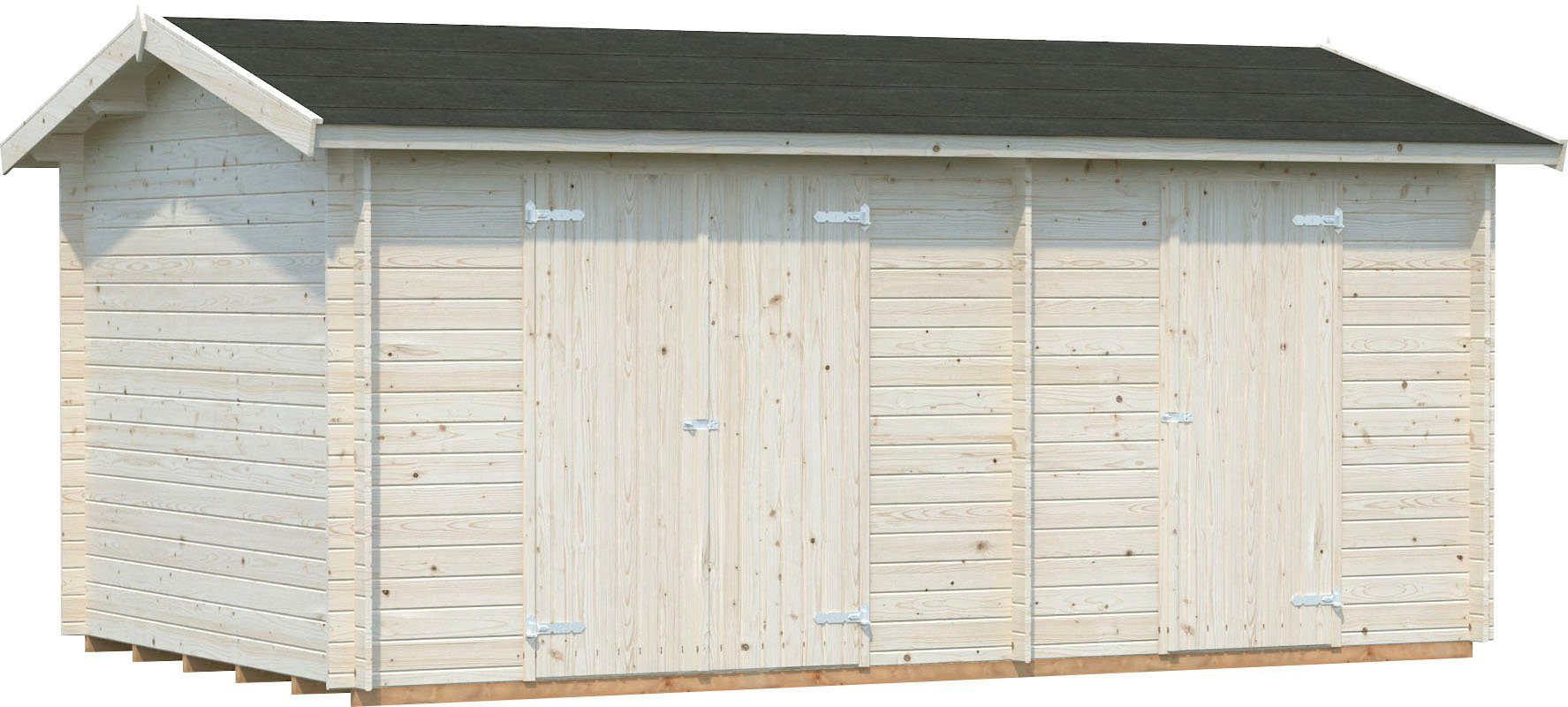 Palmako Gerätehaus Jari, BxT: 550x346 cm, transparent