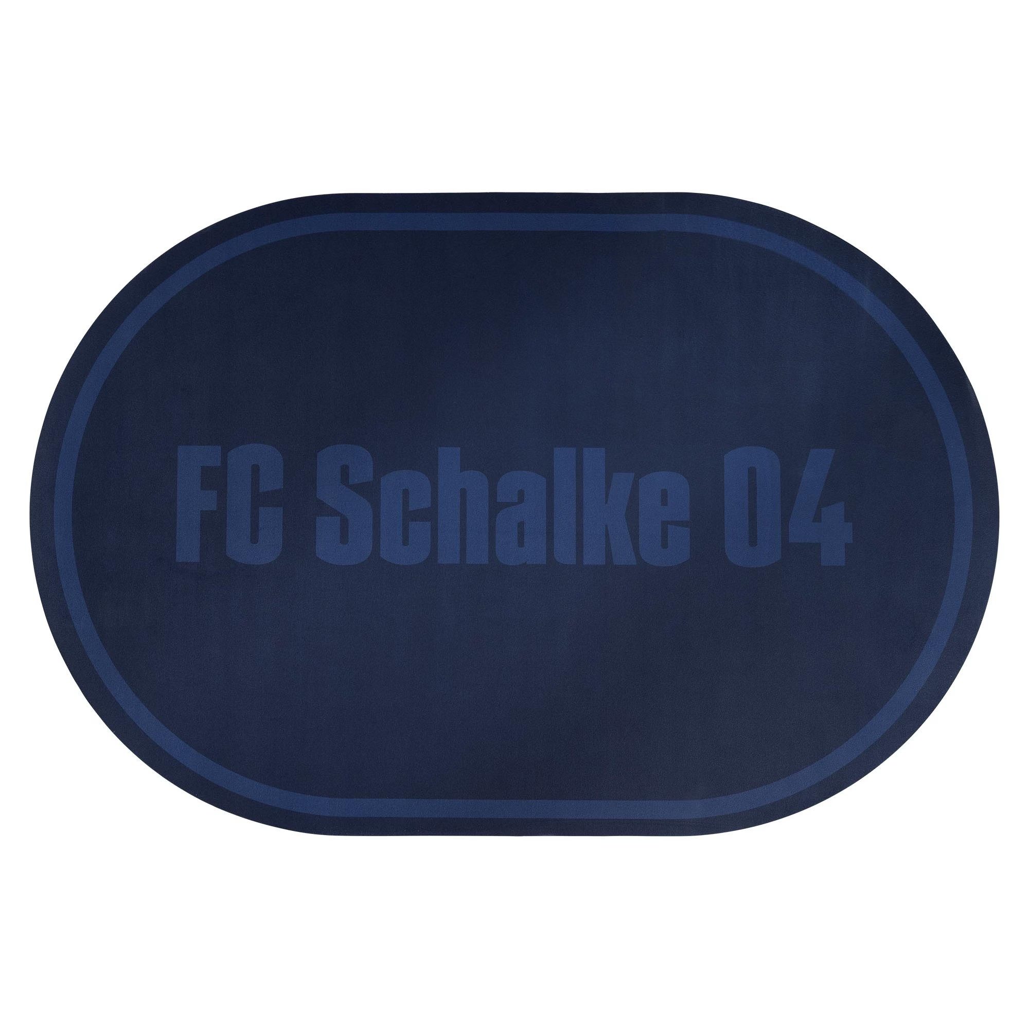 FC Schalke 04 Badematte Badematte Magic 60x90 cm, Kunstfaser, rund günstig online kaufen