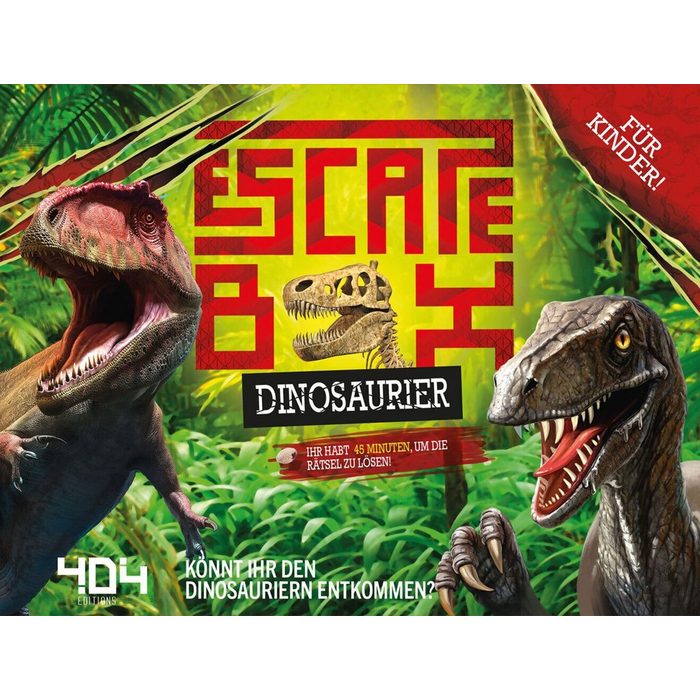 Asmodee Spiel Escape Box: Dinosaurier