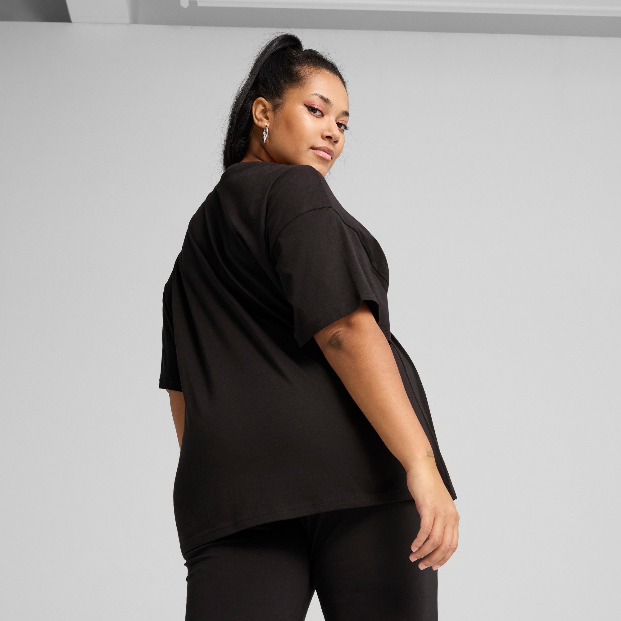 PUMA T-Shirt ESS RELAXED TEE Kurzarm, Rundhalsausschnitt