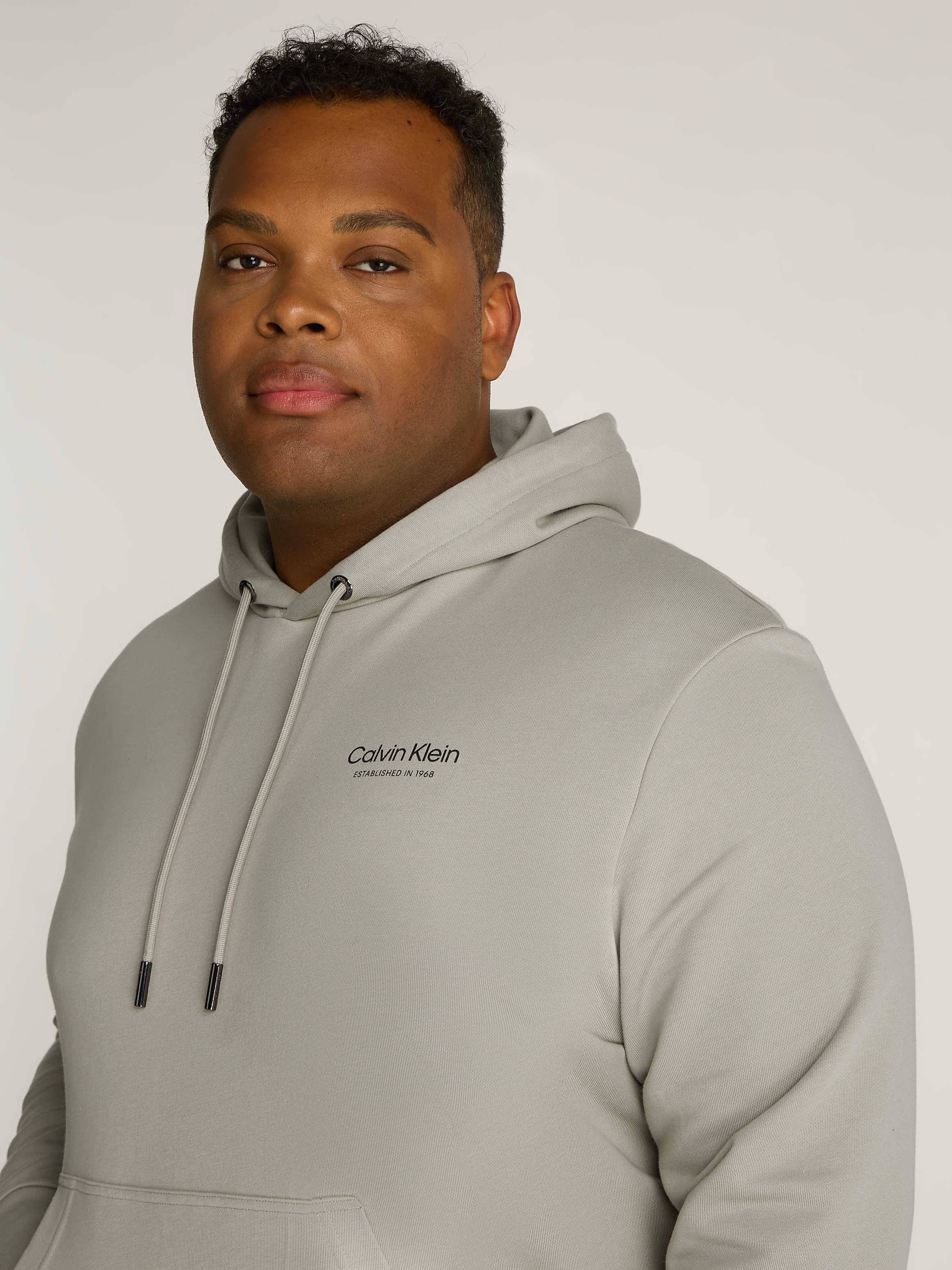 Calvin Klein Big&Tall Kapuzensweatshirt BT_MODERN PHOTO PRINT HOODIE in großen Größen mit Logodruck
