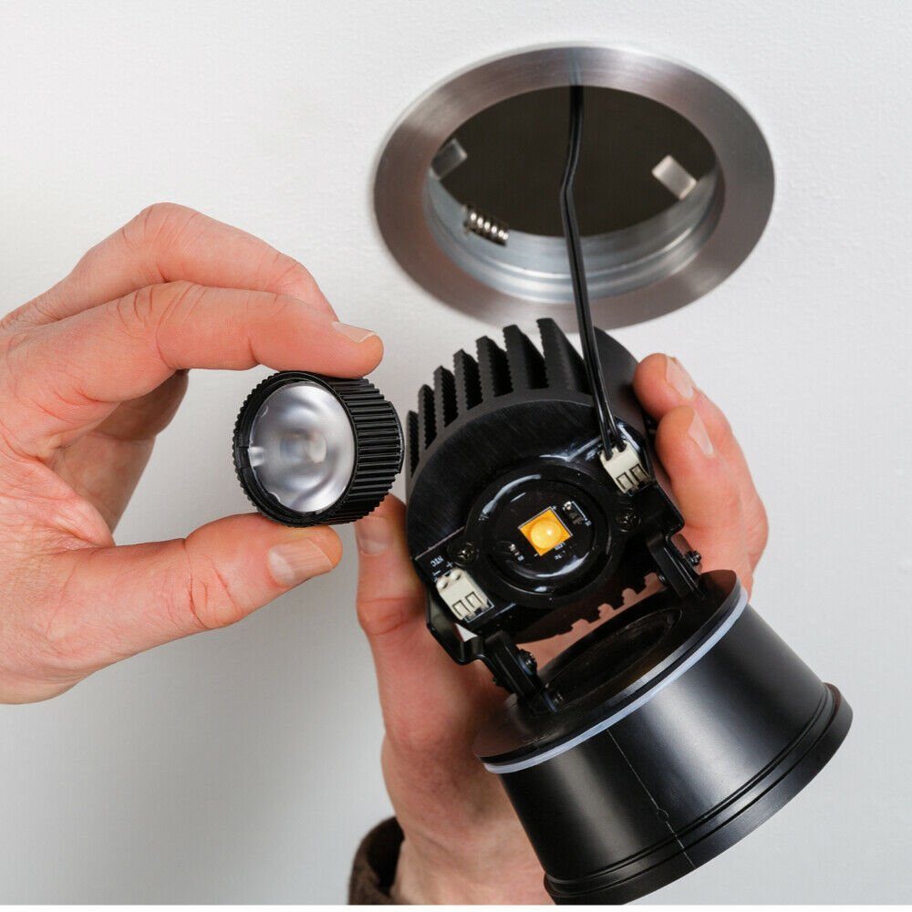 Paulmann Außen-Deckenleuchte 926.52 Premium EBL Set Luca IP44 39° starr 12,6W 230V LED Weiß Alu, 926.52 Premium EBL Set Luca IP44 39° starr 12,6W 230V LED Weiß Alu