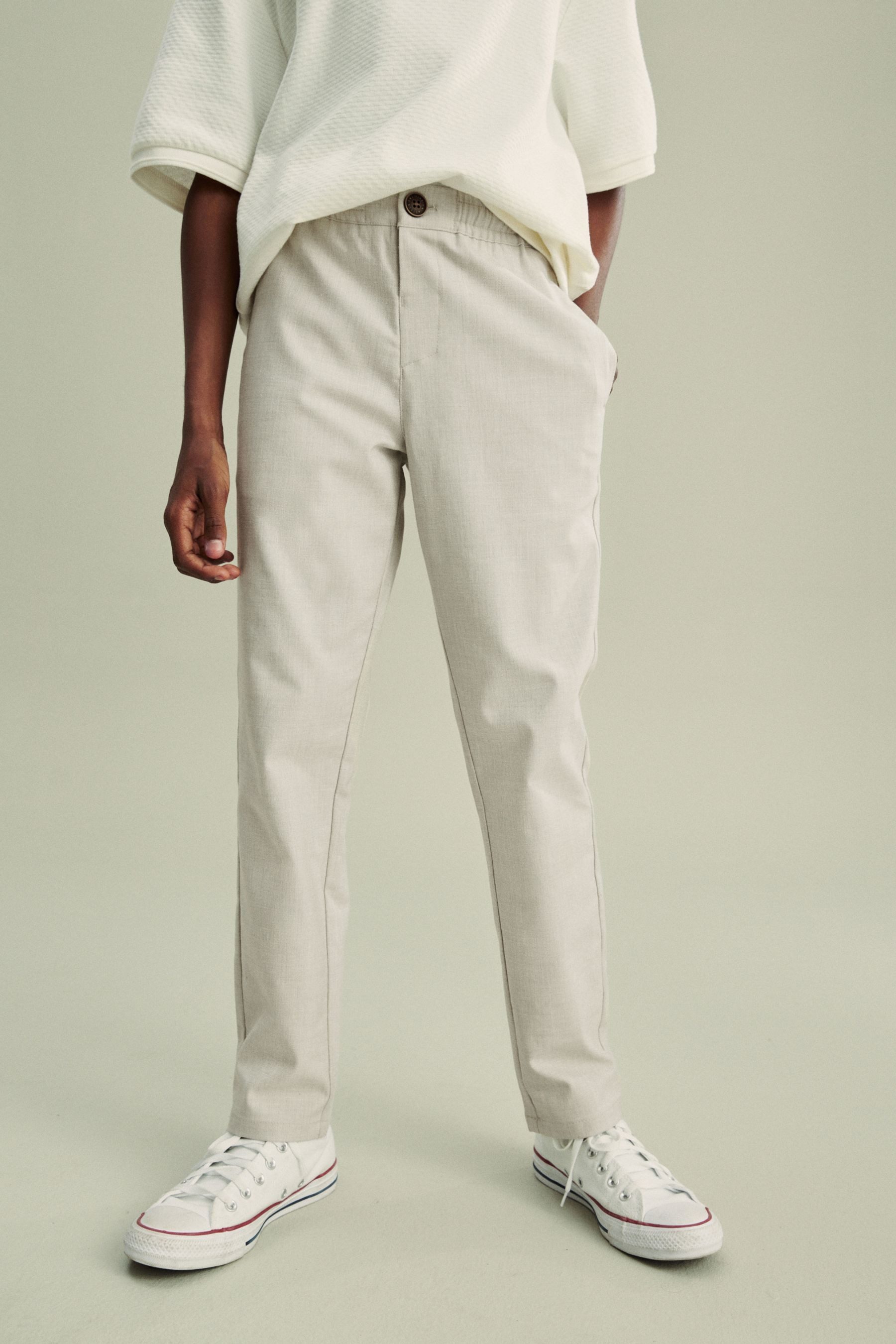 Stoffhose Elegante Hose aus Leinen