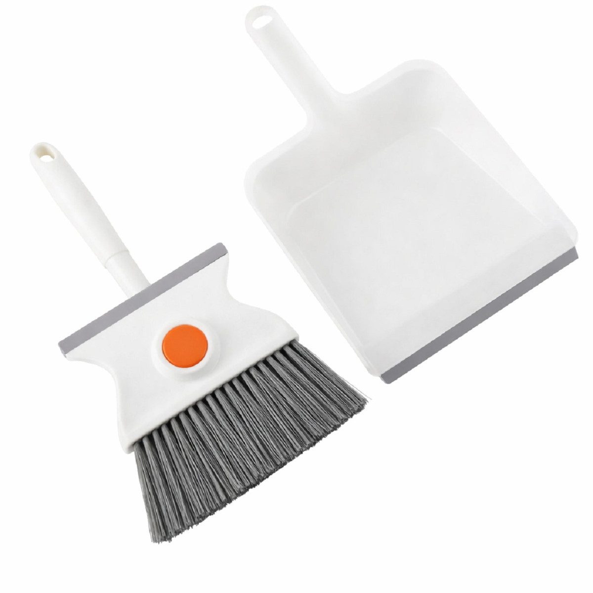 genialo Kehrgarnitur Kehrset mit Handfeger und Kehrschaufel kompakt, (2-tlg)