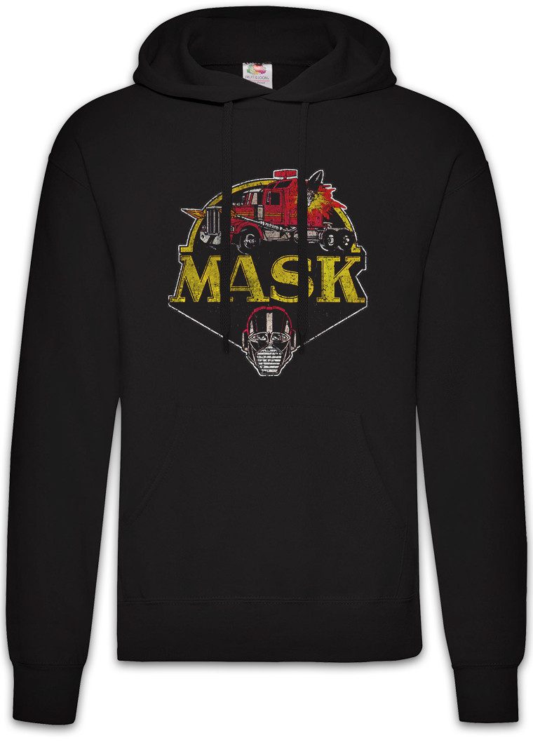 Hoodie Mask Vintage Logo Herren Hoodie Venom Kult TV Cartoon Retro 80s Kult