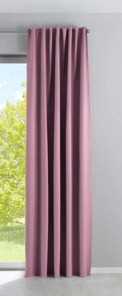 Vorhang, Gardinenbox, Schlaufen (1 St), abdunkelnd