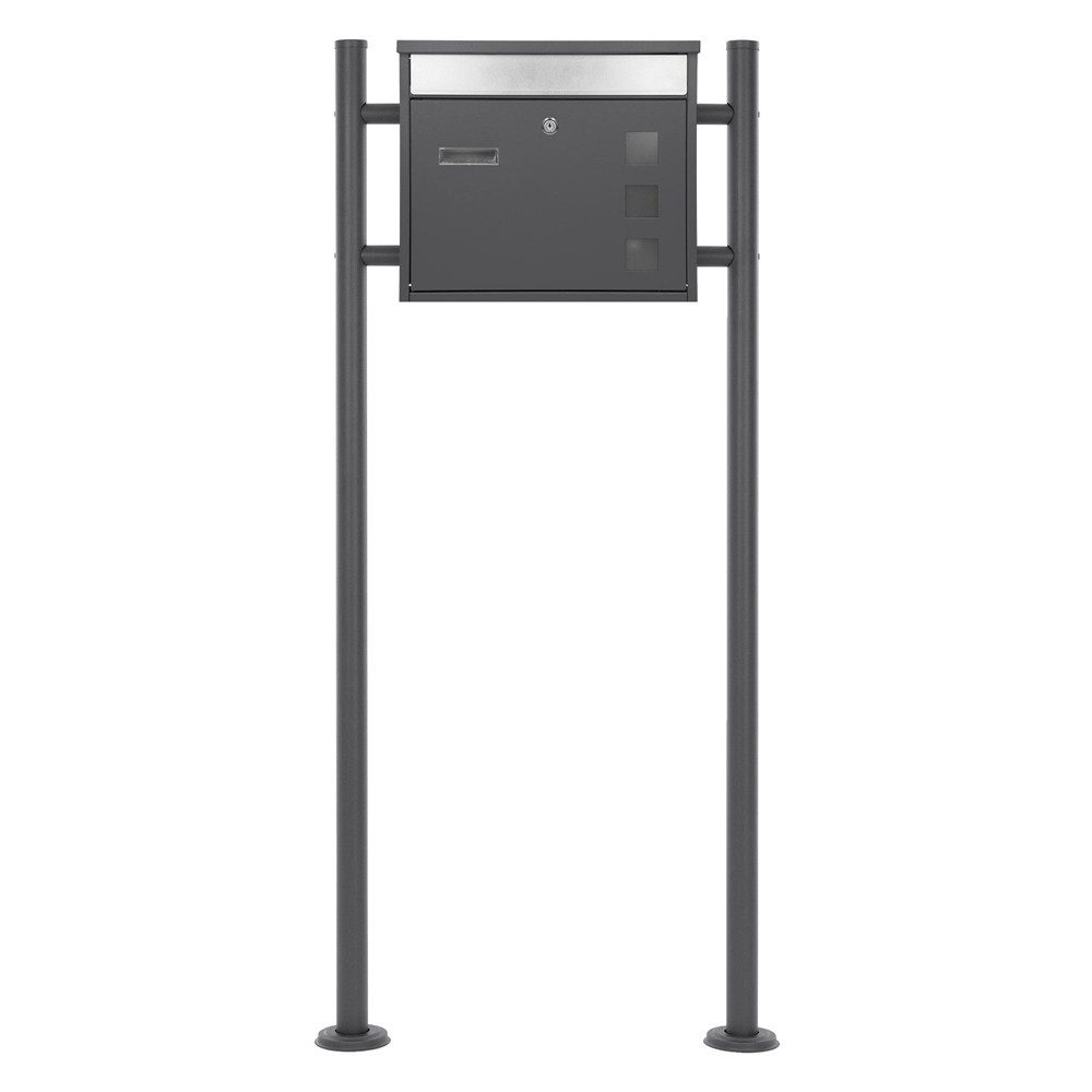 ML-DESIGN Standbriefkasten Briefkasten Postkasten mit Zeitungsfach, günstig online kaufen
