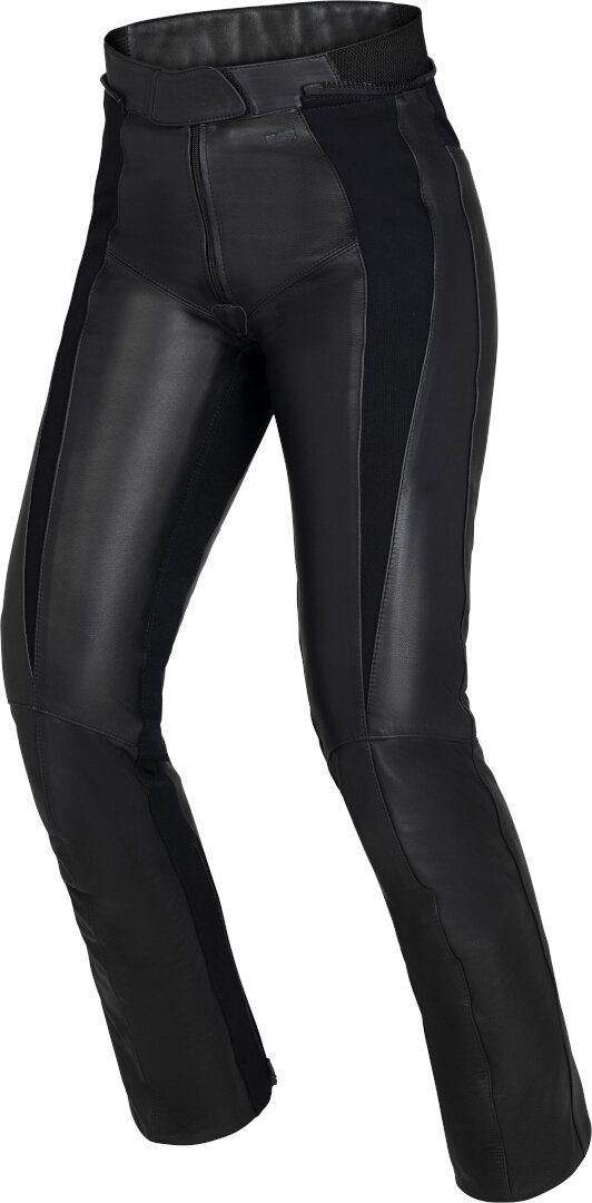 IXS Motorradhose Aberdeen Damen Motorrad Lederhose Knieprotektoren enthalten