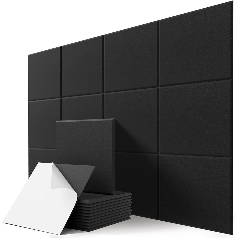 NUODWELL Akustikplatte 12 Stück Akustikplatten Selbstklebend, Hohe Dichte S günstig online kaufen