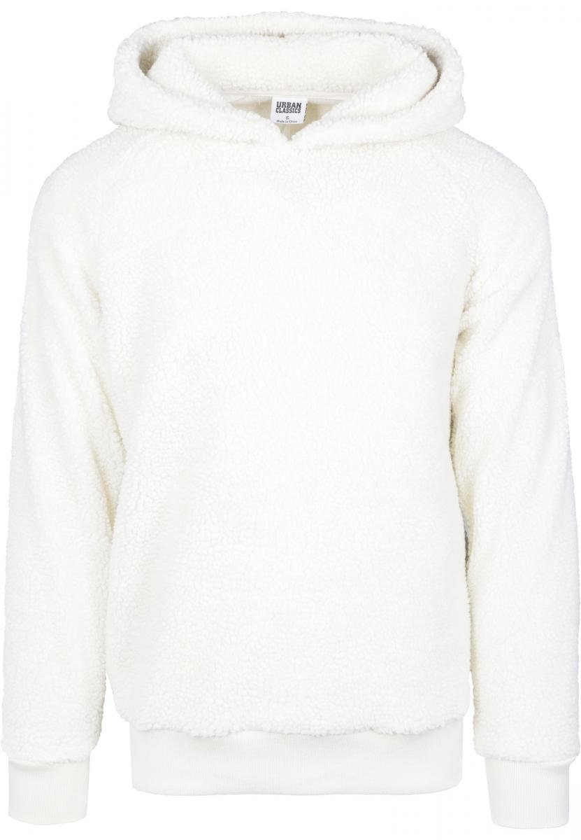 URBAN CLASSICS Sweater Herren Sherpa Hoody (1-tlg) offwhite