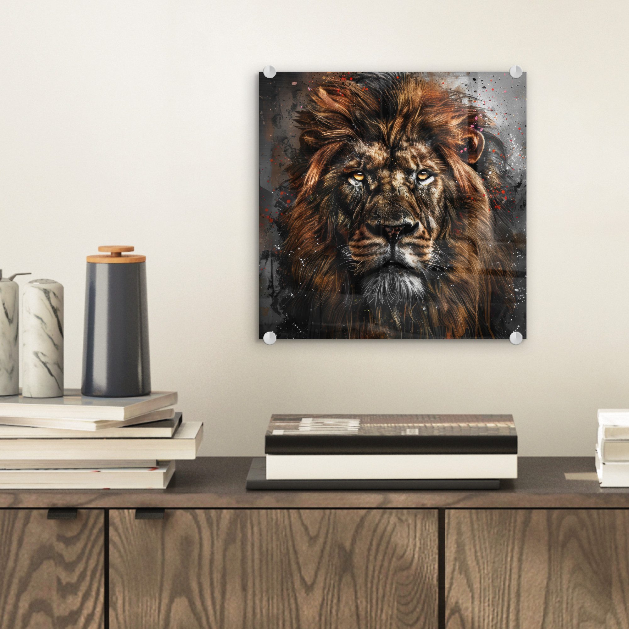 MuchoWow Acrylglasbild Löwe - Tiere - günstig online kaufen