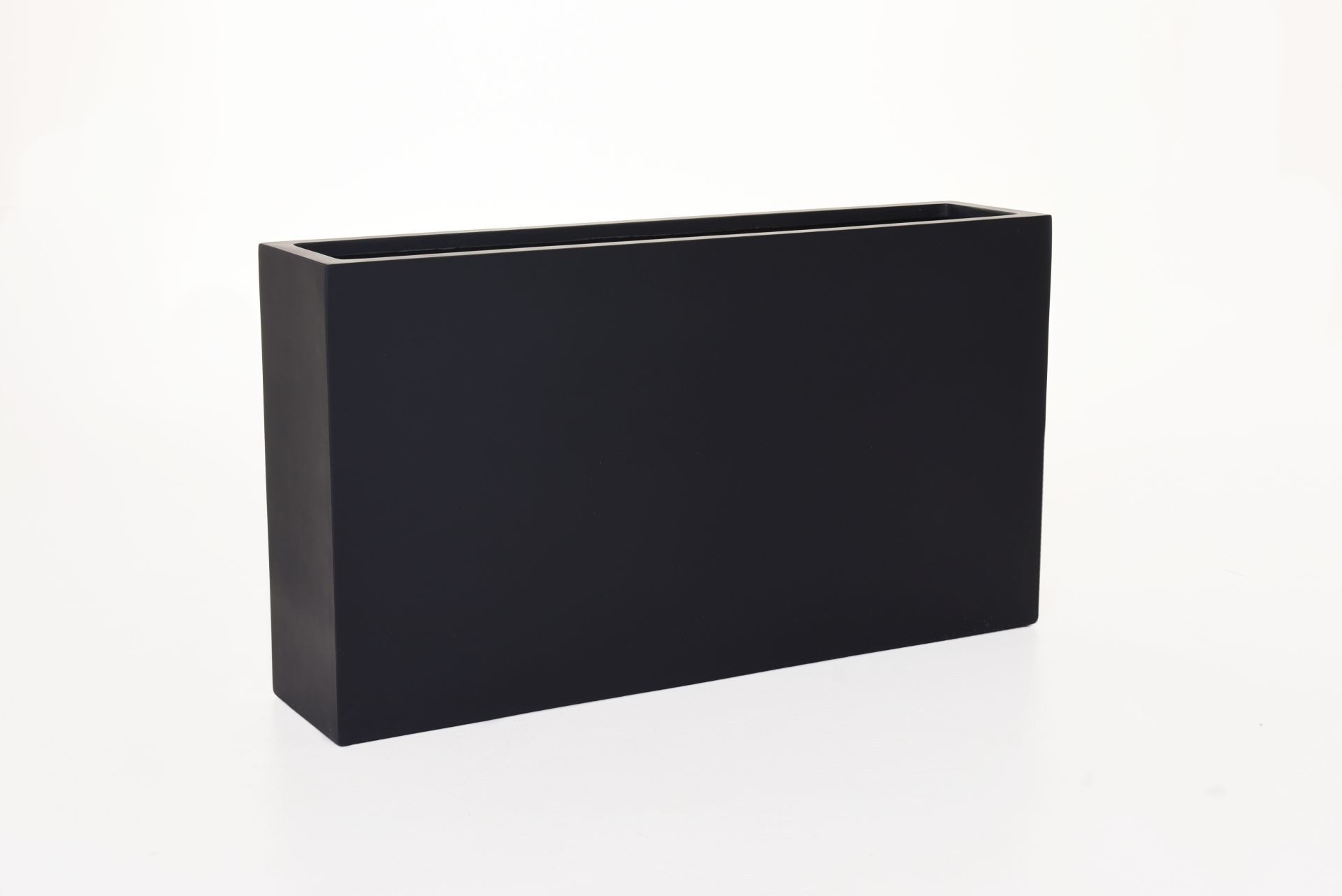 VIVANNO Pflanzkübel Fiberglas ELEMENTO SLIM Kasten - Anthrazit Matt (1 St), 90x20x50 cm