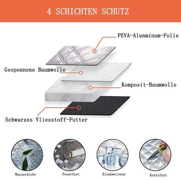 GelldG Sonnenschirm-Schutzhülle Frontscheibenabdeckung Auto Scheibenabdeckung