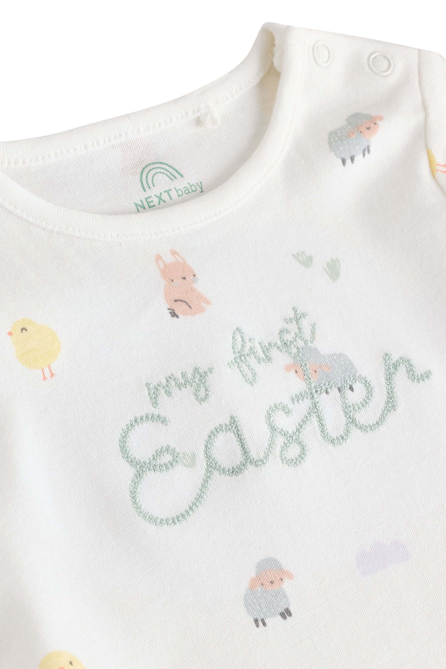 Next Langarmbody „My First Easter“ Babybody aus 100 % Baumwolle (1-tlg)