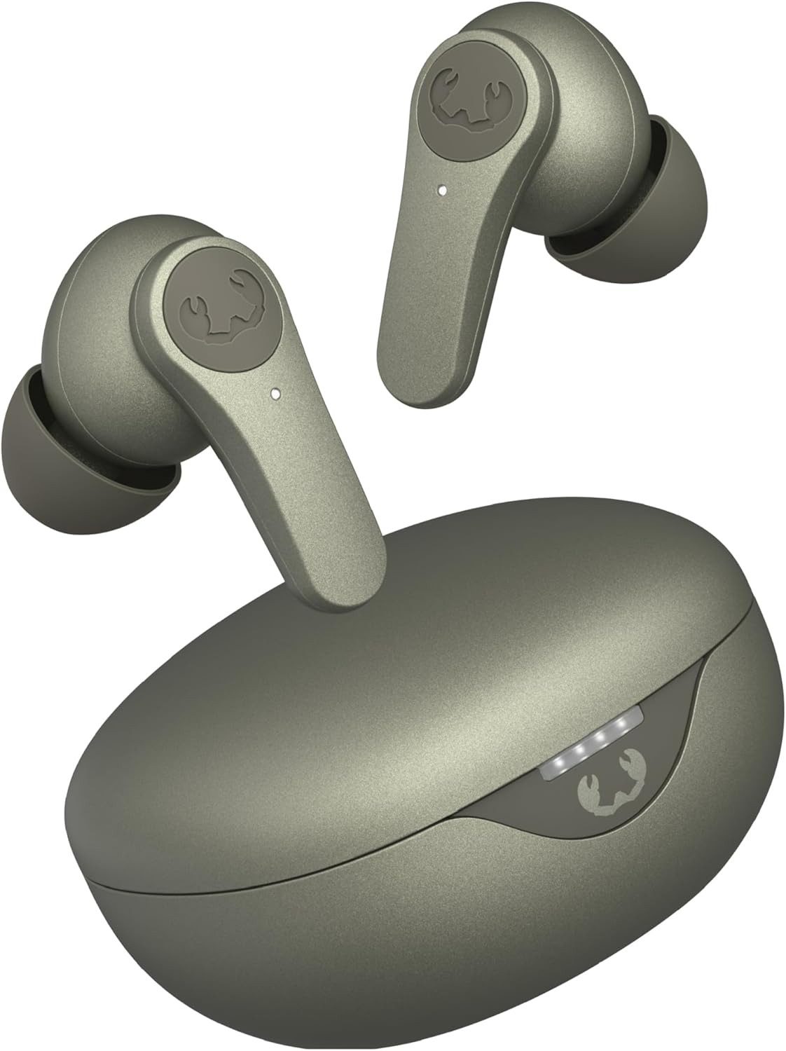 Fresh 'n Rebel Premium True Wireless Kopfhörer mit ANC und Ambient Sound In-Ear-Kopfhörer (Genießen Sie kabellosen Musikgenuss mit Twins Rise, Hybrid ANC und kristallklarem Sound jederzeit., Langlebiger Musikgenuss mit Multipoint-Verbindung und Sprachsteuerung)