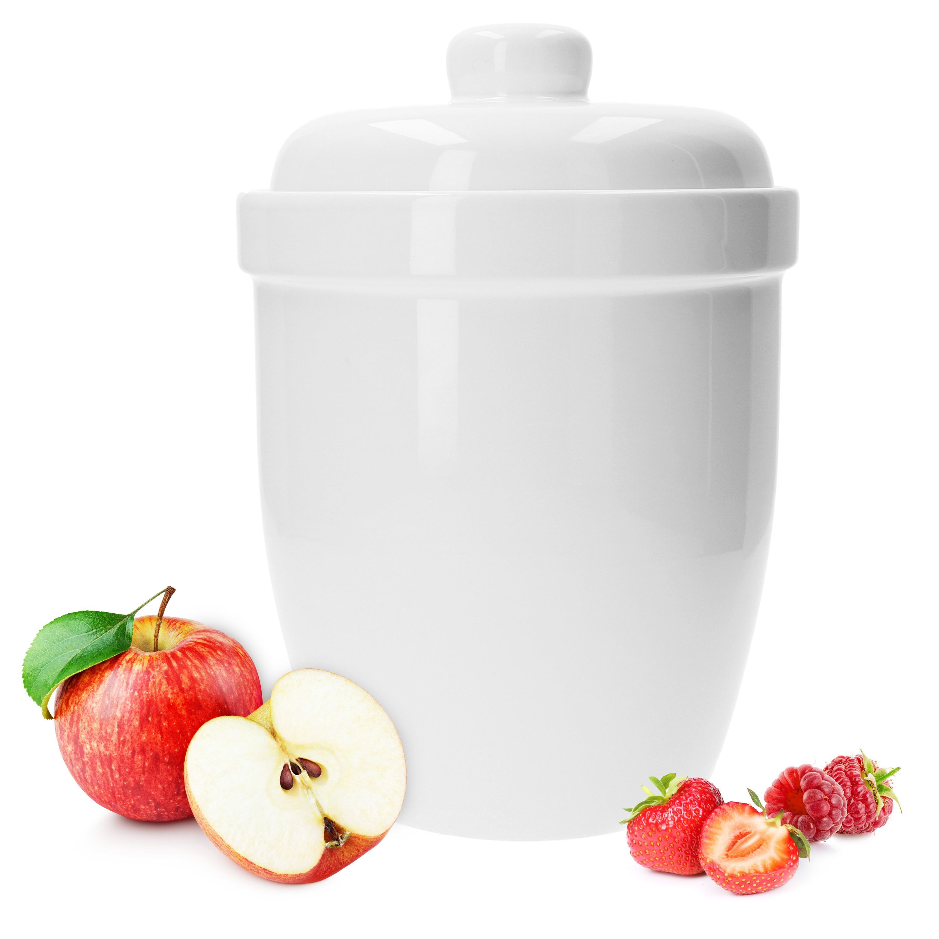 MamboCat Vorratsglas MamboCat Rumtopf Rumbar 4,8L weiß - 1905/5, Steingut