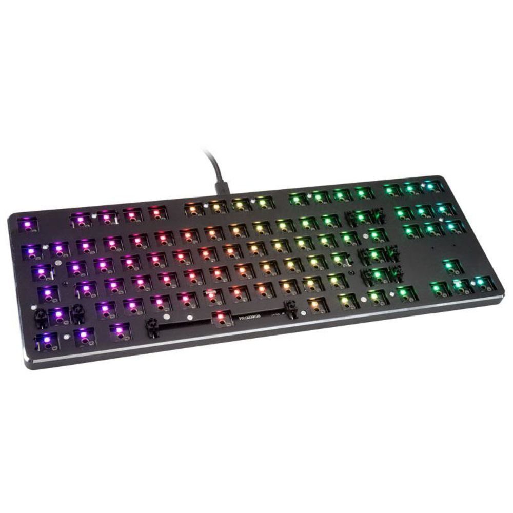 Glorious PC Gaming Race GMMK TKL Tastatur Barebone Gaming-Tastatur  (ANSI-Layout, RGB-LED-Beleuchtung, USB-C, schwarz, ohne Switches und  Keycaps)