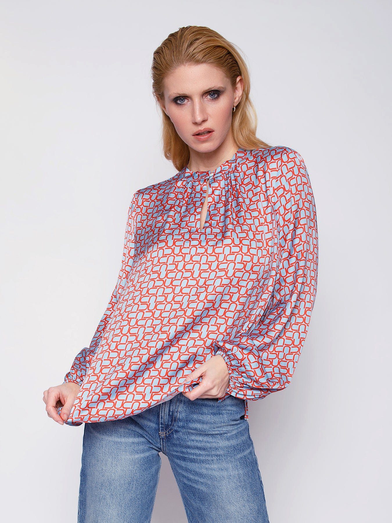 TONNO & PANNA Schlupfbluse Shirtbluse Willow Geometric