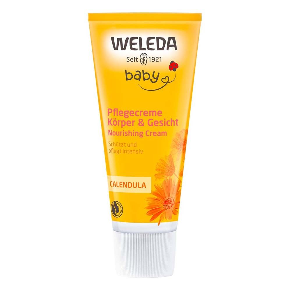 WELEDA Körpercreme Baby Calendula - Pflegecreme Körper & Gesicht 75ml