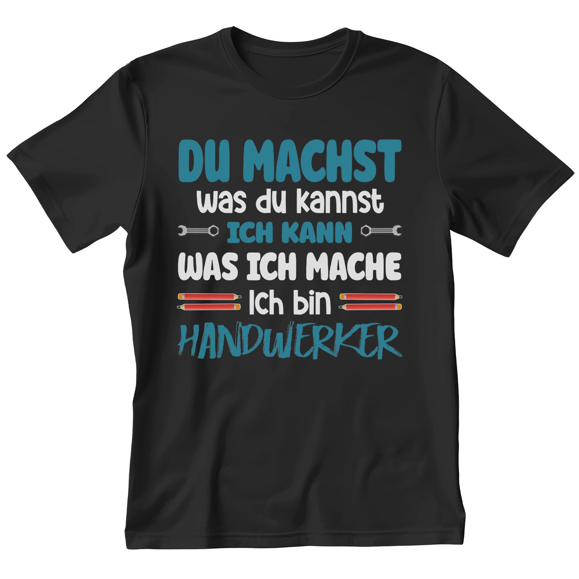 T-Shirt Handwerker Geschenk Männer Spruch Beruf Ausbildung Abschluss