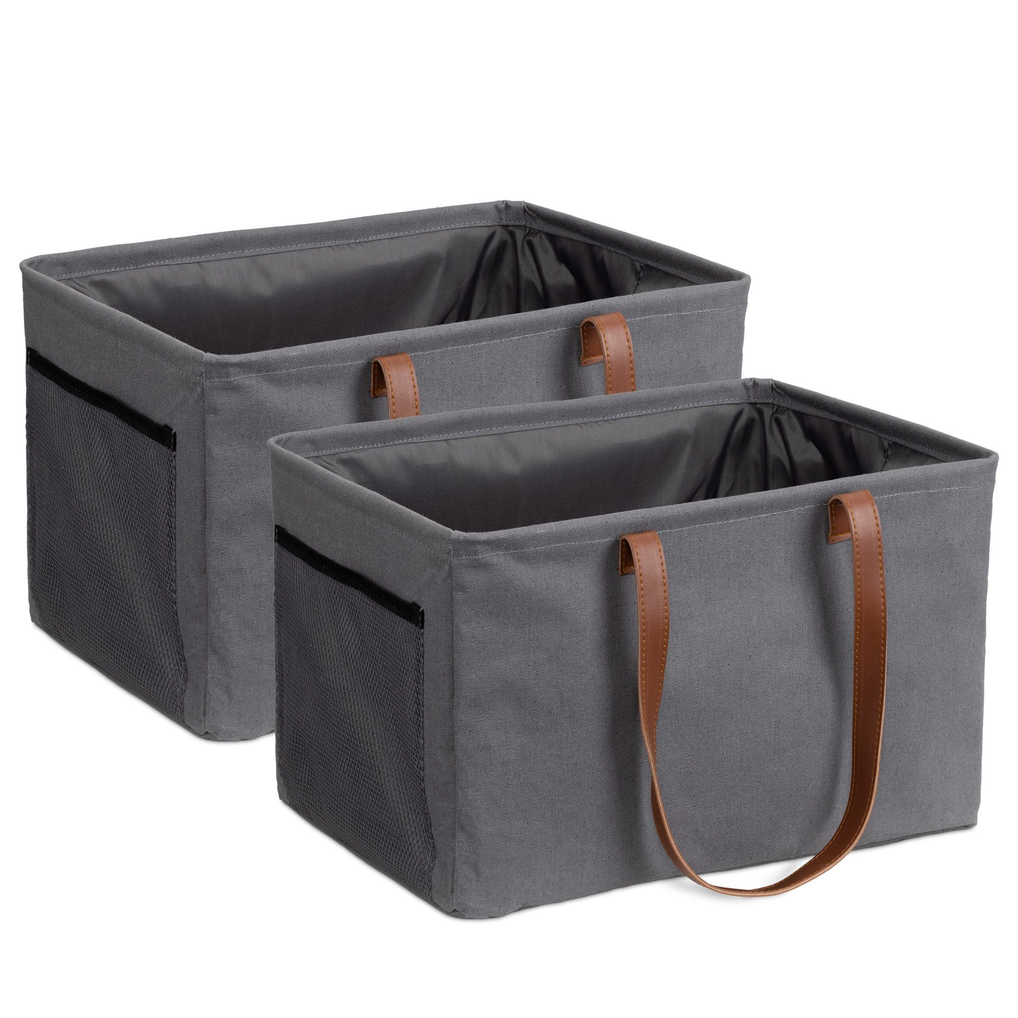 Aufbewahrungsbox Faltbare Wäschekörbe aus Stoff - Praktische Aufbewahrungsboxen