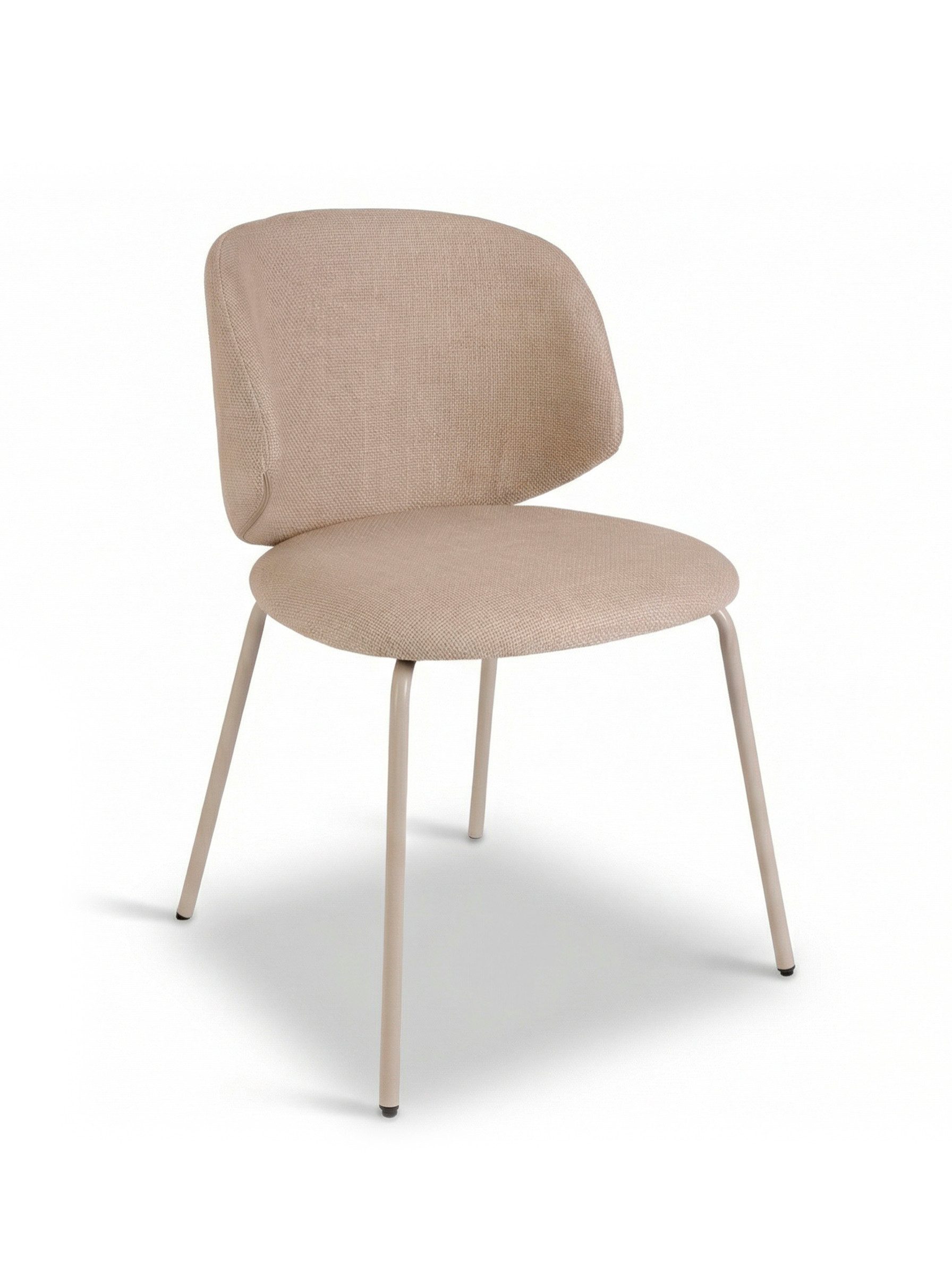 faee Polsterstuhl Livsglaede, aus elegantem Stoffbezug, Metallgestell, maximale Bewegungsfreihheit
