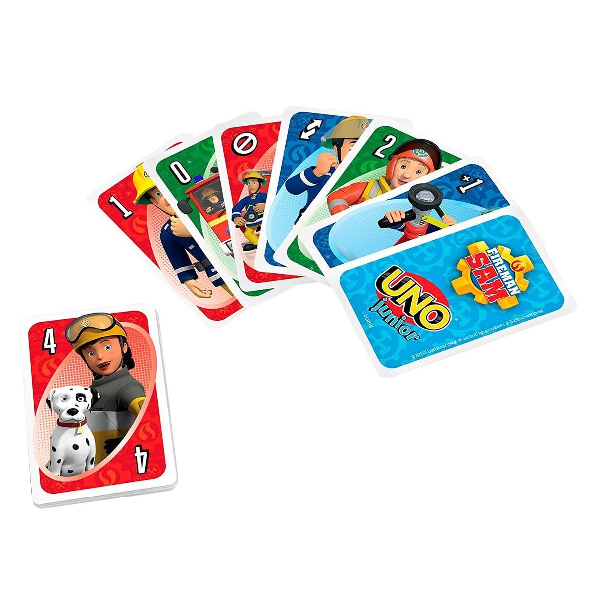 - Sam Spiel, - Mattel® UNO HFC80 Junior Mattel Feuerwehrman - Kartenspiel