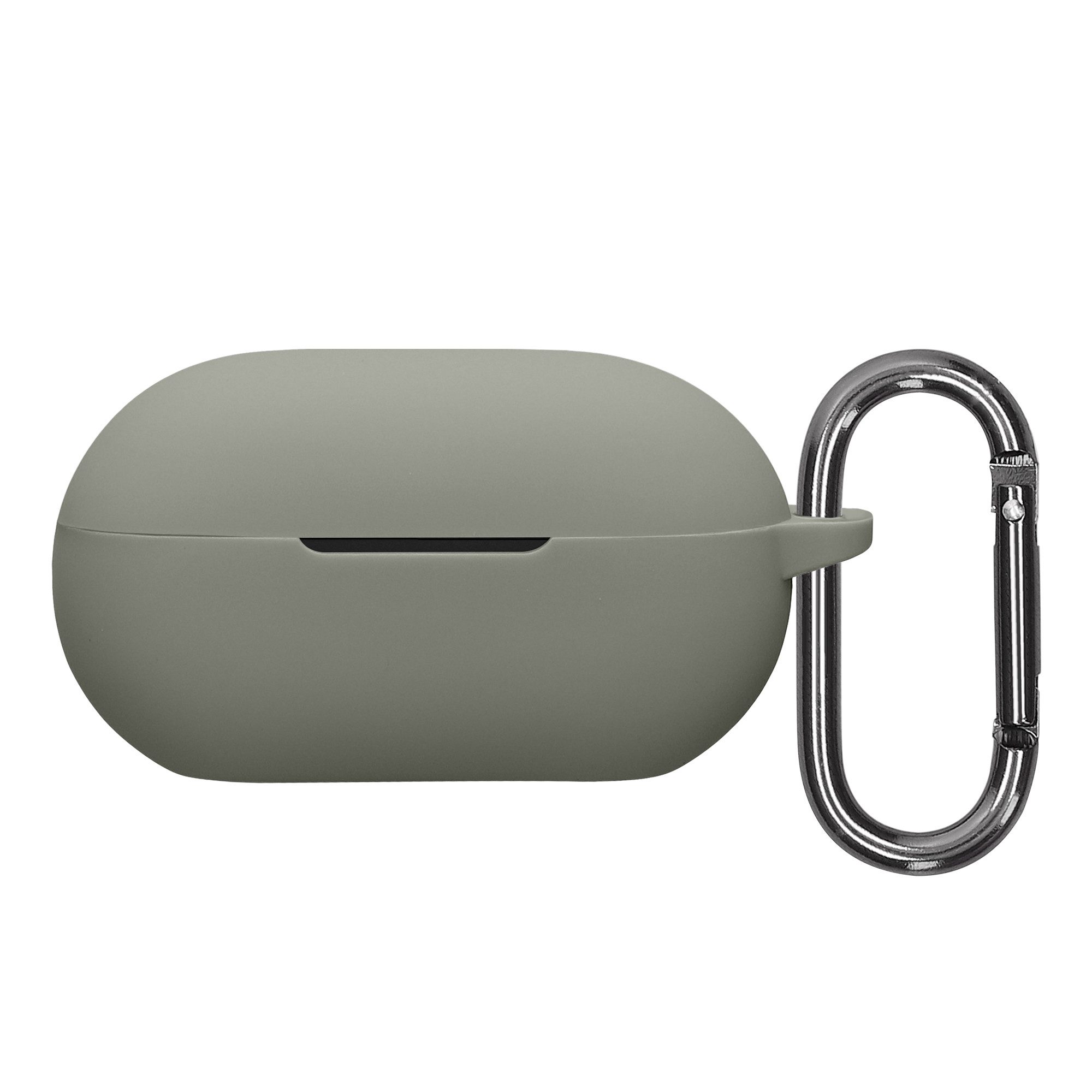 kwmobile Kopfhörer-Schutzhülle Schutzhülle für Beats Solo Buds Hülle, TPU Silikon Case für Kopfhörer Ladecase stoßfestes Cover mit Karabiner