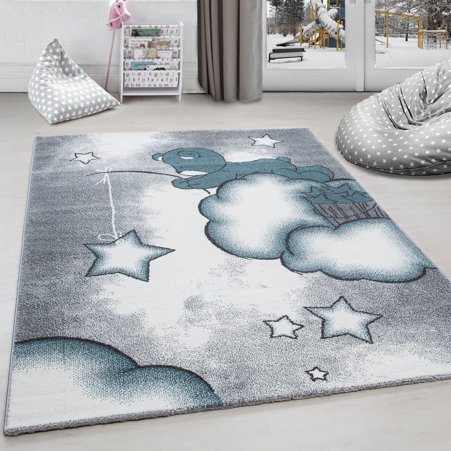 Carpettex Kinderteppich Bär Design, Läufer, Höhe: 11 mm, Kinderteppich Bär- günstig online kaufen