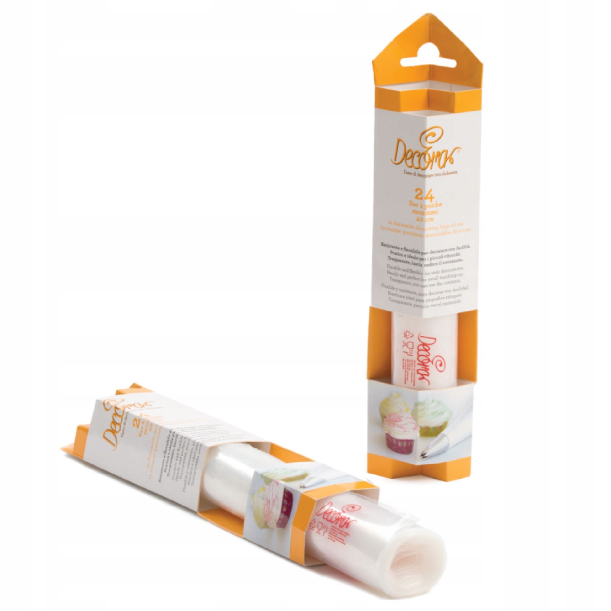 Decora Spritzbeutel Hochwertige 40 cm Spritzbeutel Decora für präzises Tortendekor