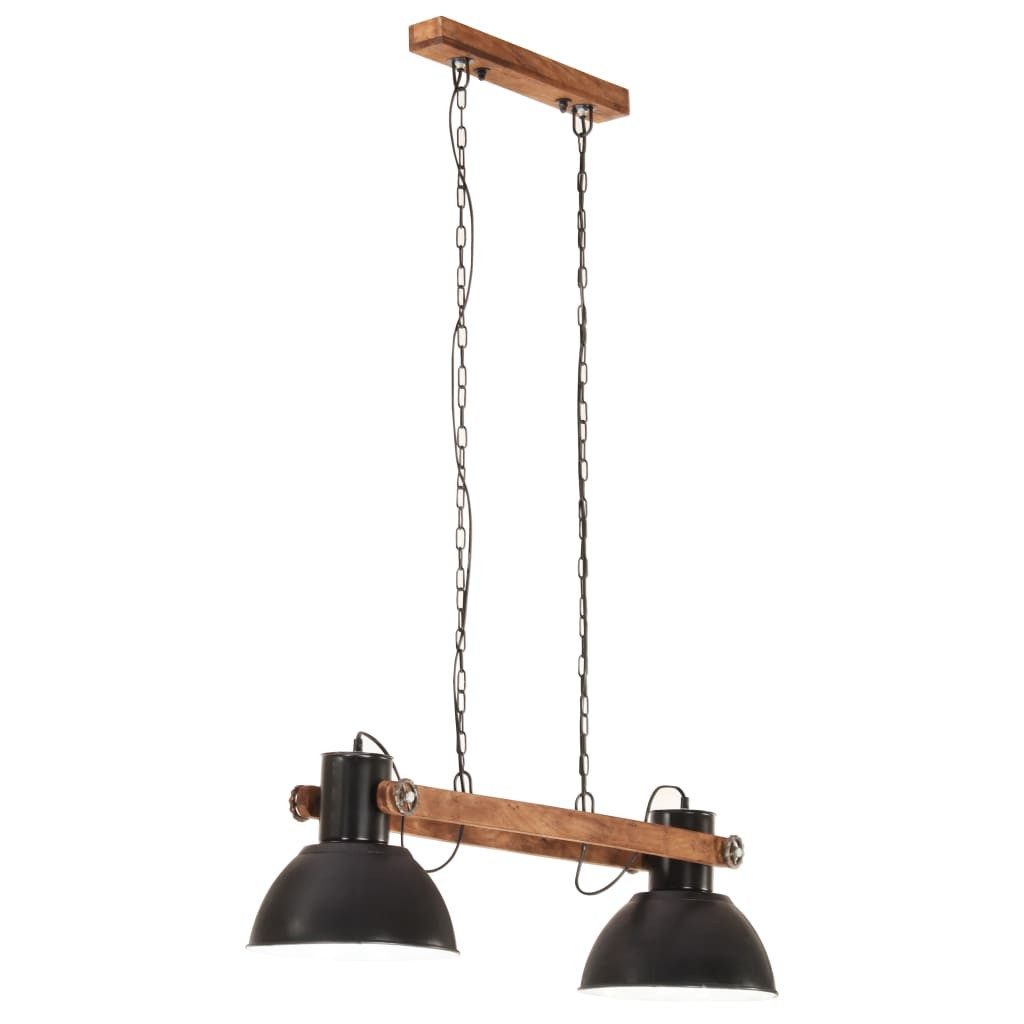 vidaXL Deckenleuchte Hängelampe Industriestil 25 W Schwarz 109 cm E27