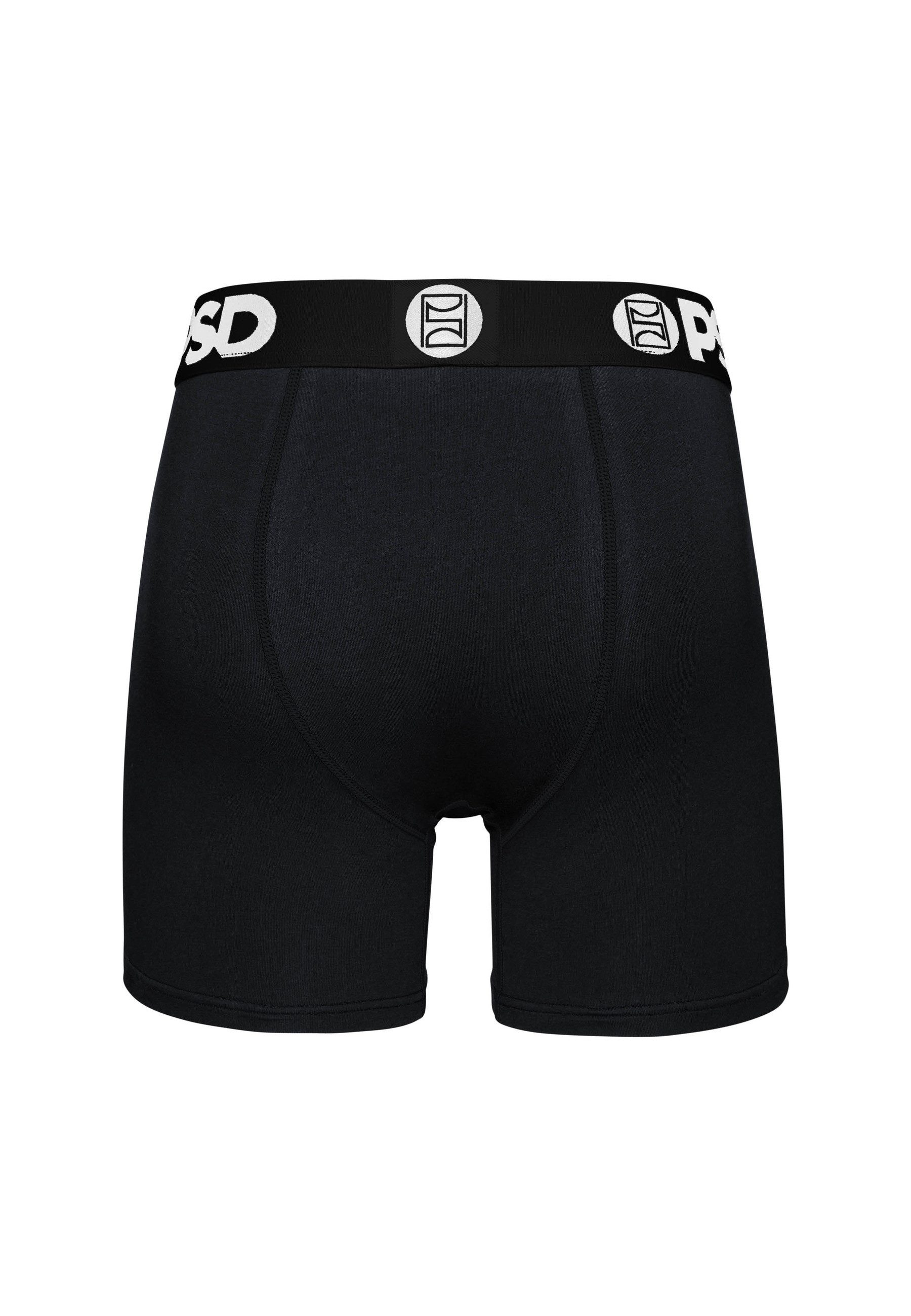 PSD Boxershorts PSD CTN SOLIDS BLK 5I 3PK (1-St)