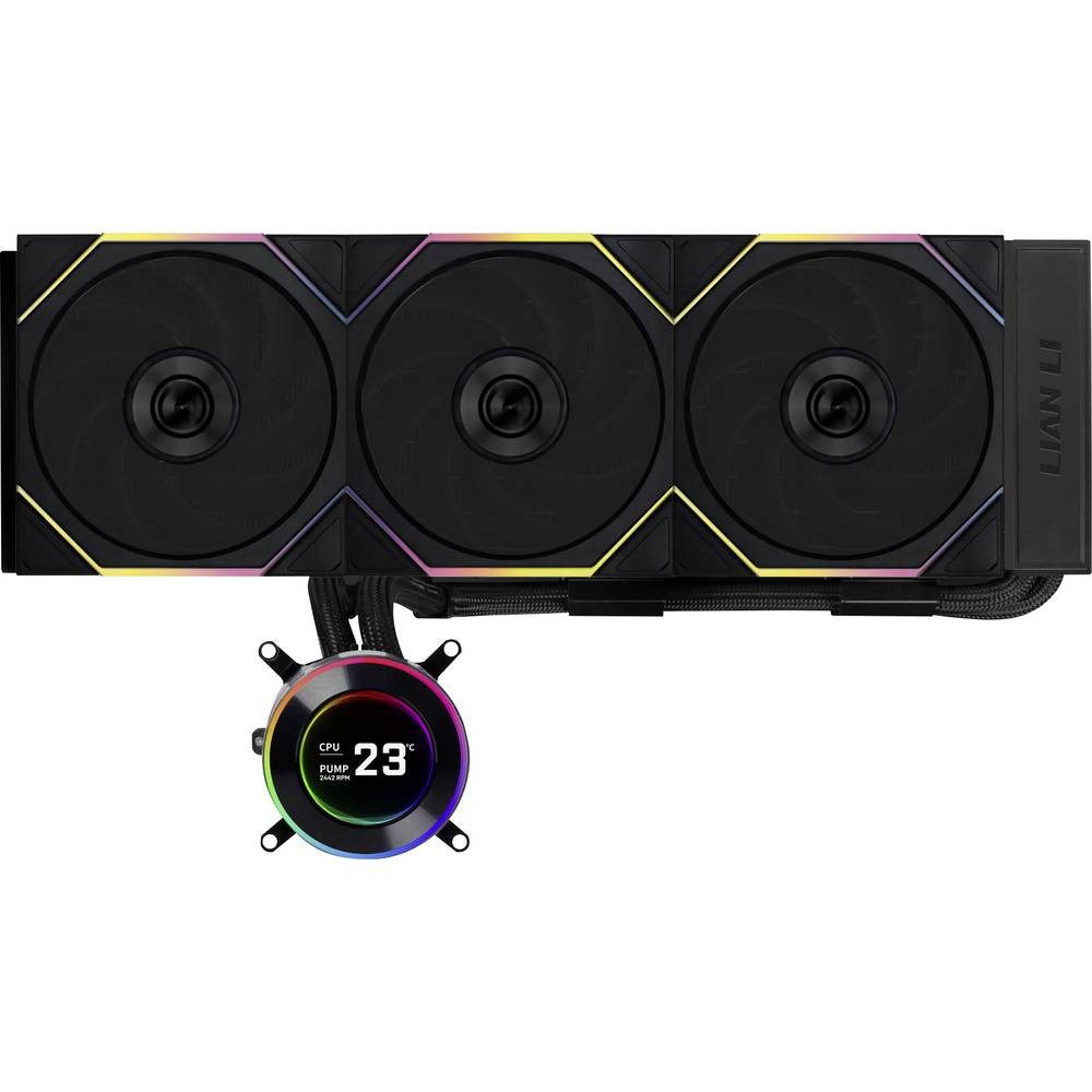Lian Li Wasserkühlung HYDROSHIFT II LCD-C 360TL PC-Wasserkühlung GHS2LCD36TB