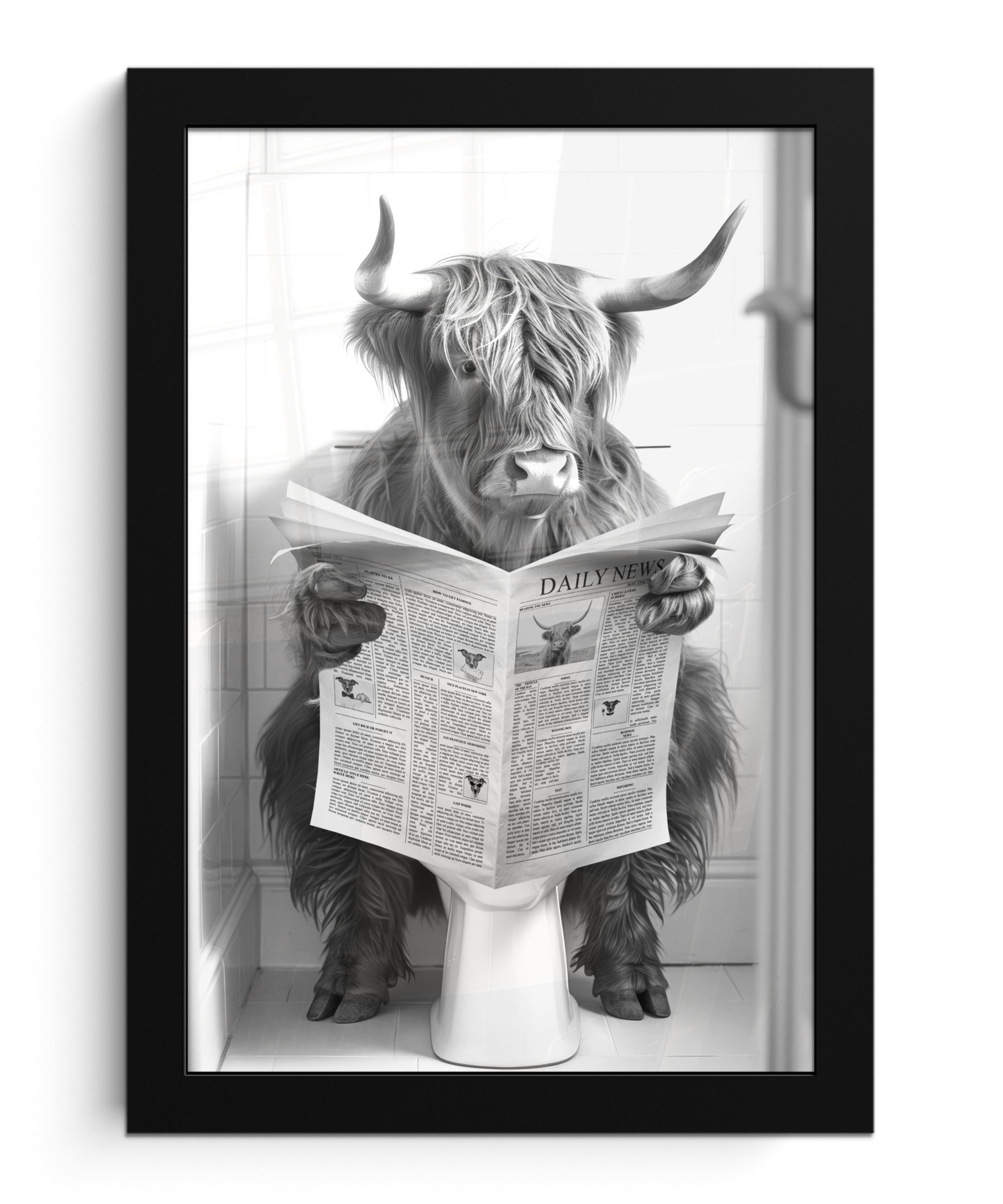MuchoWow Poster Scottish Highlander - Tier günstig online kaufen