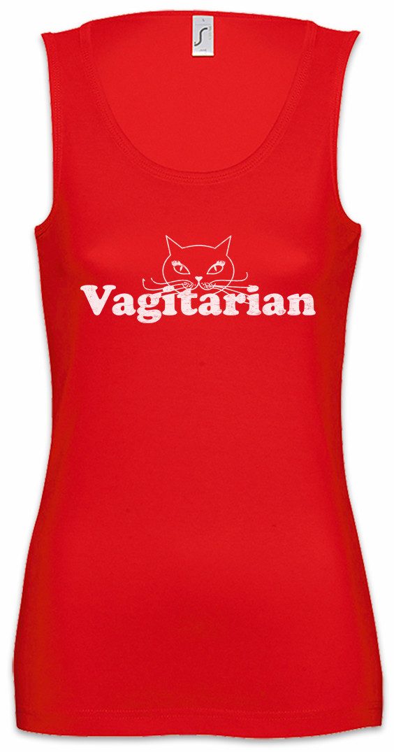 Urban Backwoods Tanktop Vagitarian Ärmelloses Damen T-Shirt Queer Gay Schwul Lesbian Trans Bisexuell Homosexual Bisexual