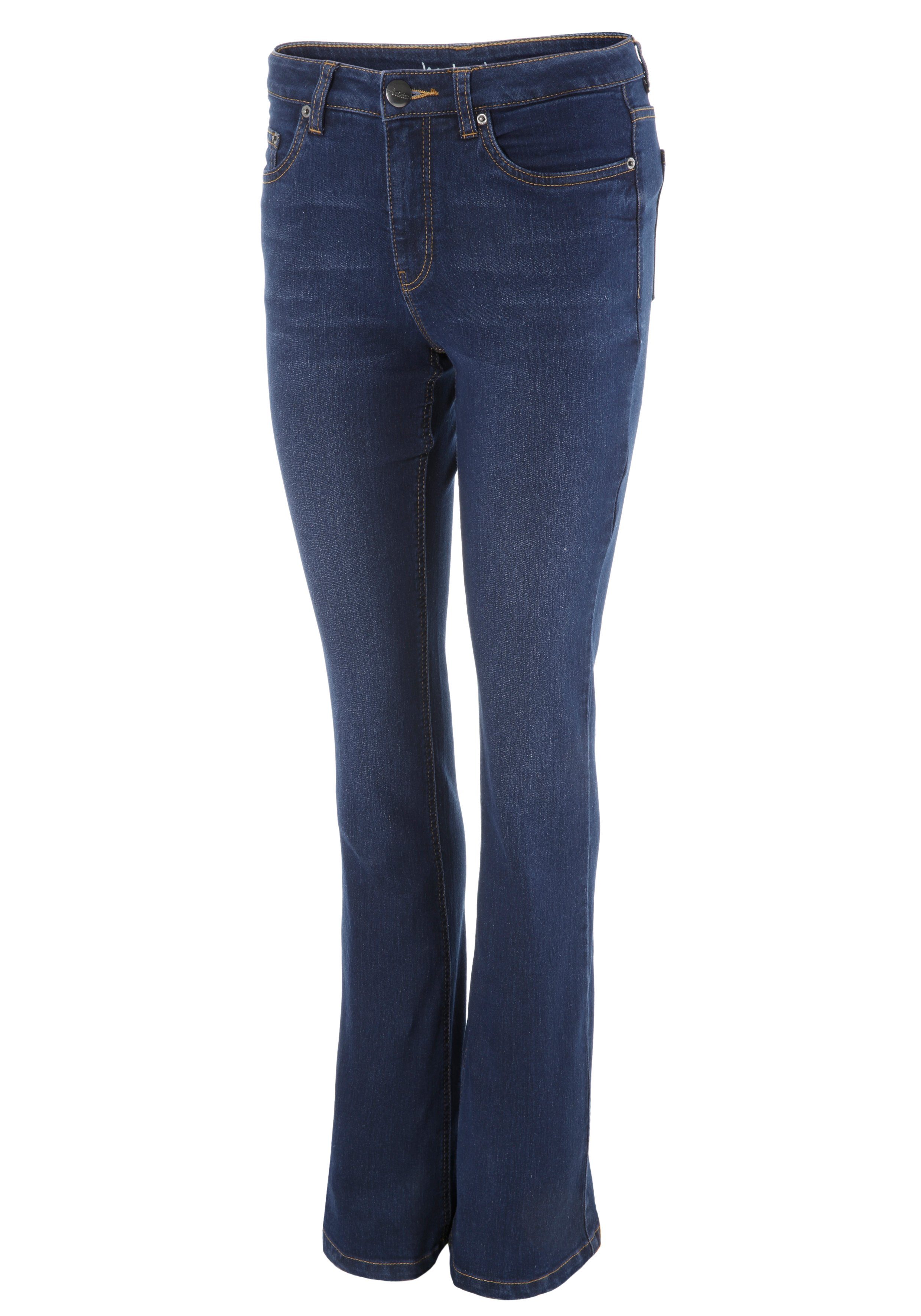 waist Aniston CASUAL regular Bootcut-Jeans