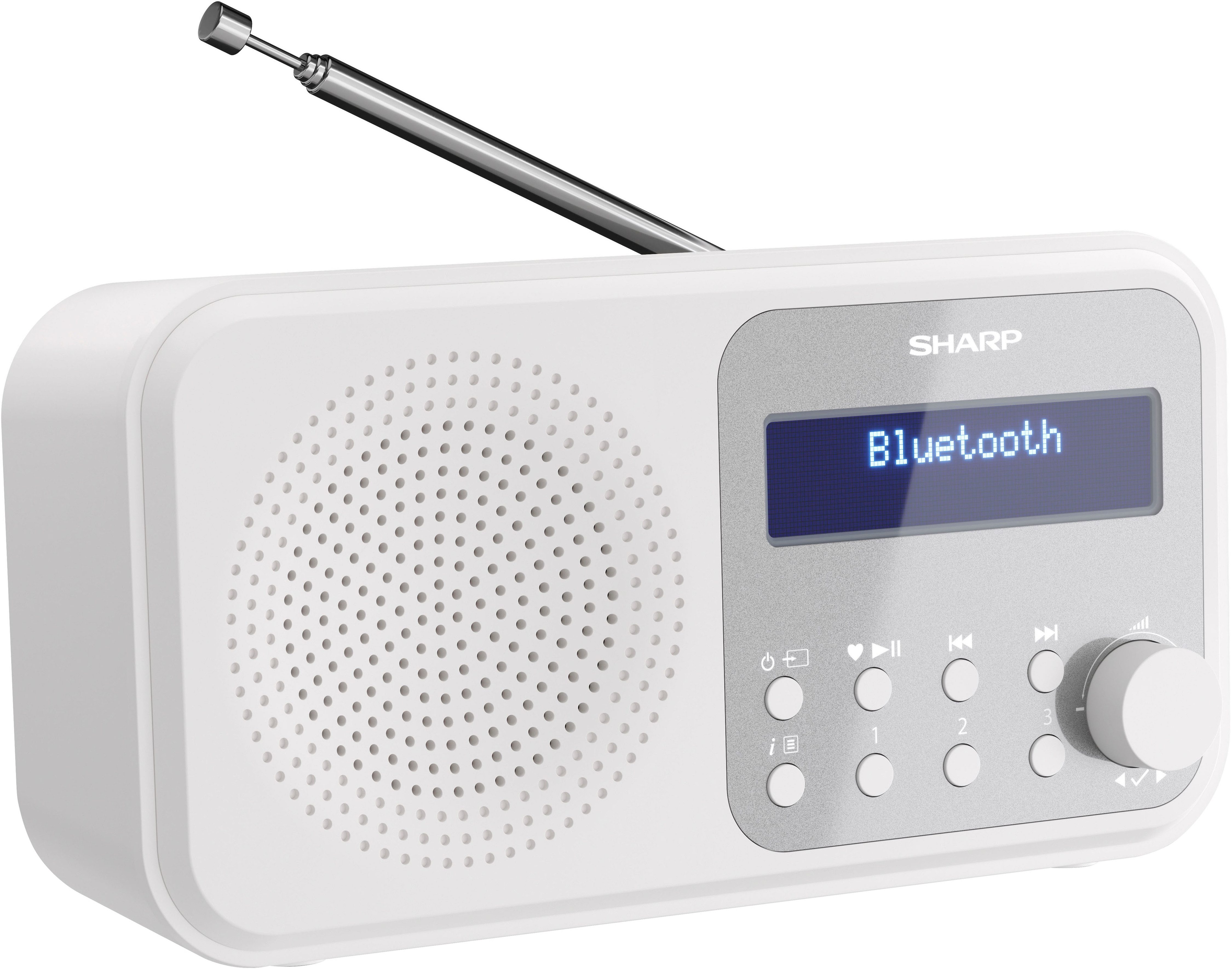 Sharp DR-P420 Radio (Digitalradio (DAB), FM-Tuner mit RDS, 2 W)