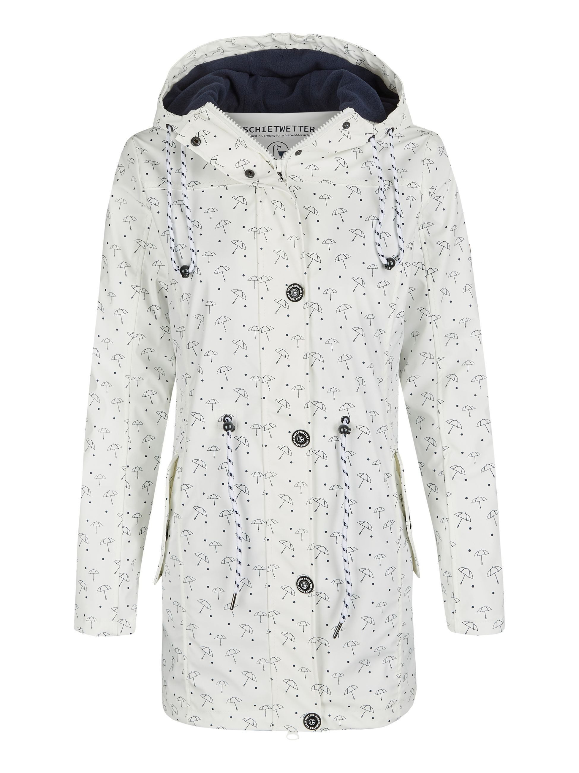 Schietwetter Regenjacke Damen Regenjacke wasserdicht, winddicht