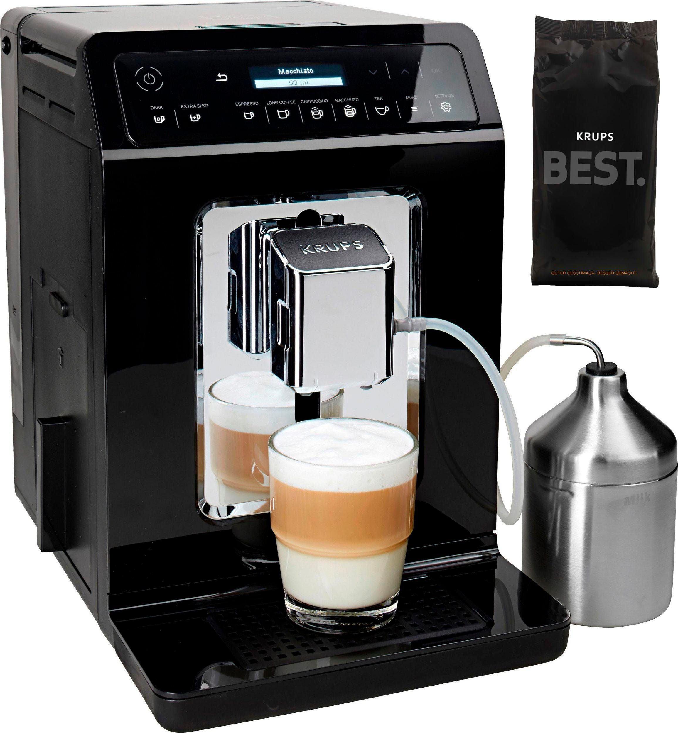 Krups Kaffeevollautomat Evidence EA8918, Leistungsaufnahme :1.450 W ; Druck  :15 bar; Volumen des Wasserbehälters: 2,3 l; Eingangsspannung:230 V online  kaufen | OTTO