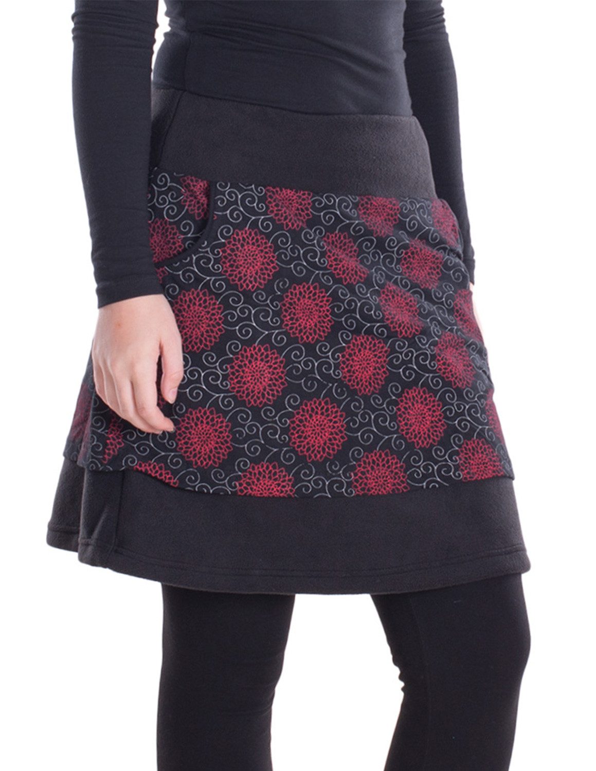 Vishes Minirock Thermorock warmer Damen Winterröcke günstig online kaufen