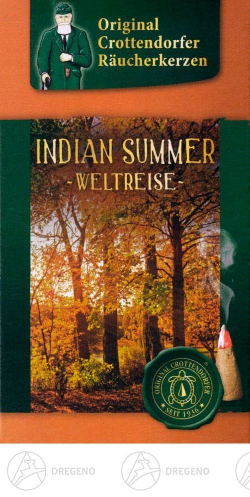 Räucherkerzen Summer Räucherkerzen 20 Crottendorfer Indian Inhalt Stück, Dregeno Erzgebirge Summer Indian Weltreise Räuchermännchen