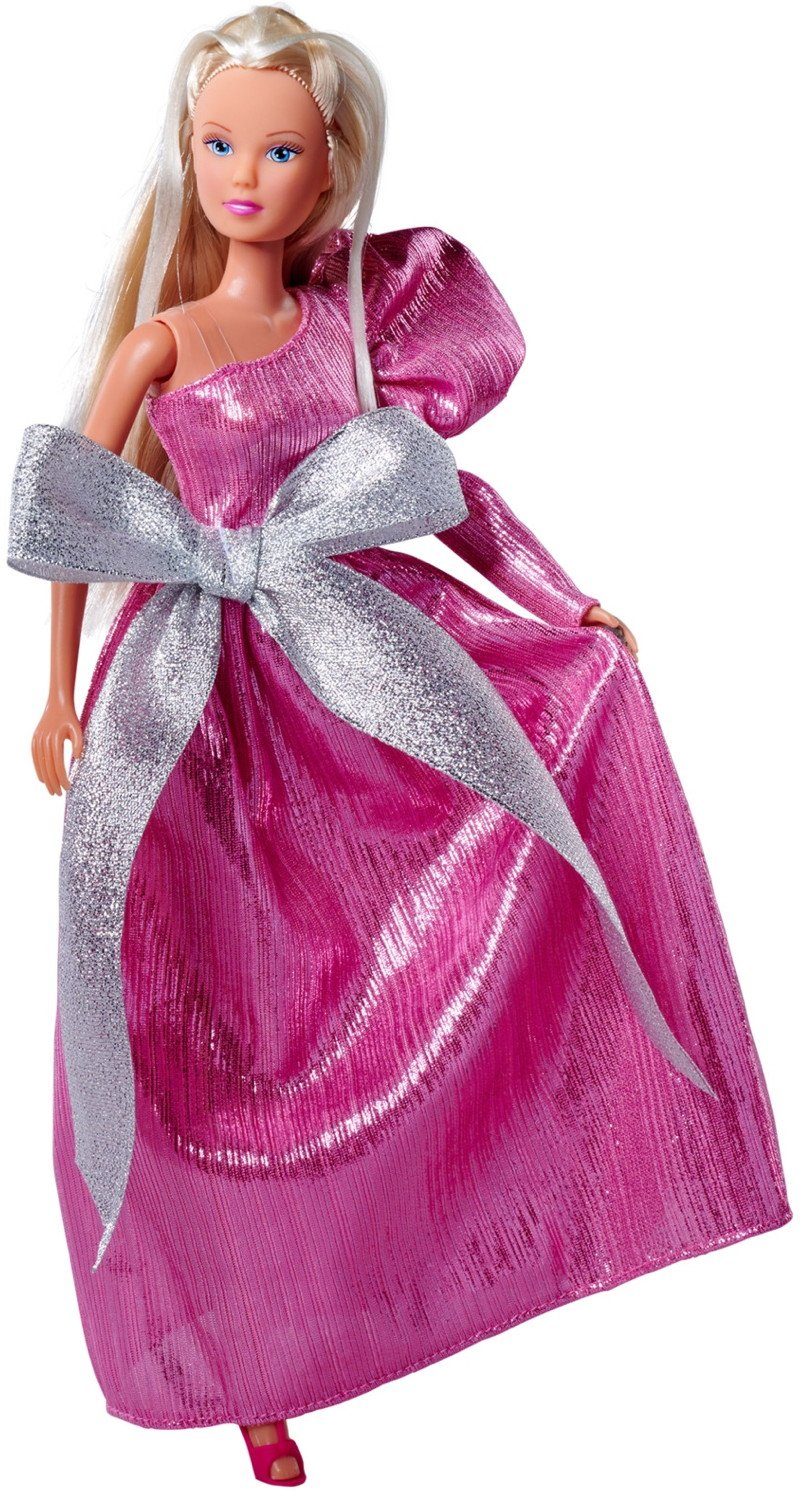 SIMBA Anziehpuppe Puppe Steffi Love Bow Mazing rosa Abendkleid mit Schleife 105733639