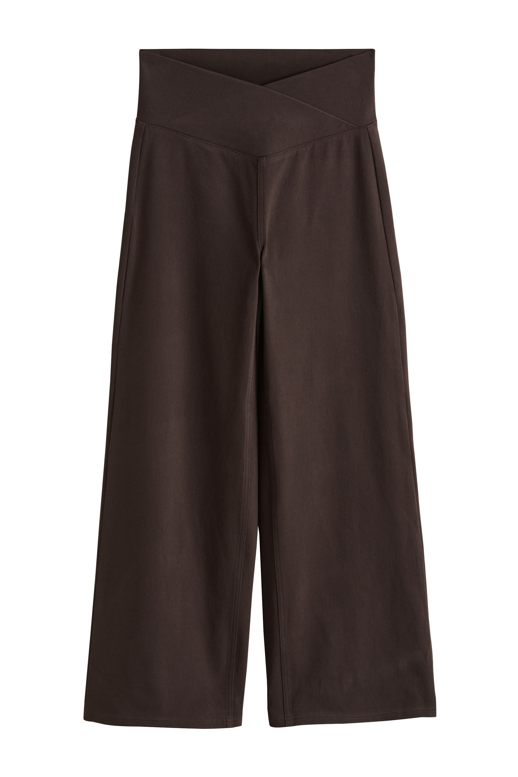 Next Jeansleggings Denim-Hose aus Jersey mit weitem Bein (1-tlg)