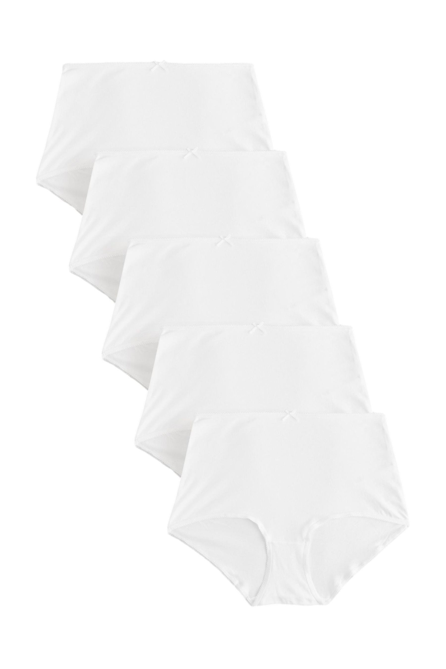 Next Taillenslip Maxi-Slips mit hohem Baumwollanteil, 5er-Pack (5-St)