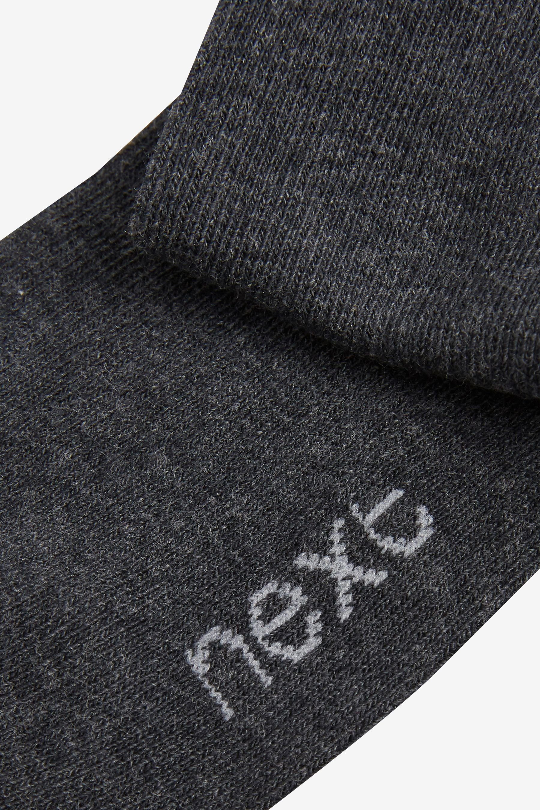 Baumwollanteil, hohem 10er-Pack Next (1-Paar) Socken mit Kurzsocken Grey