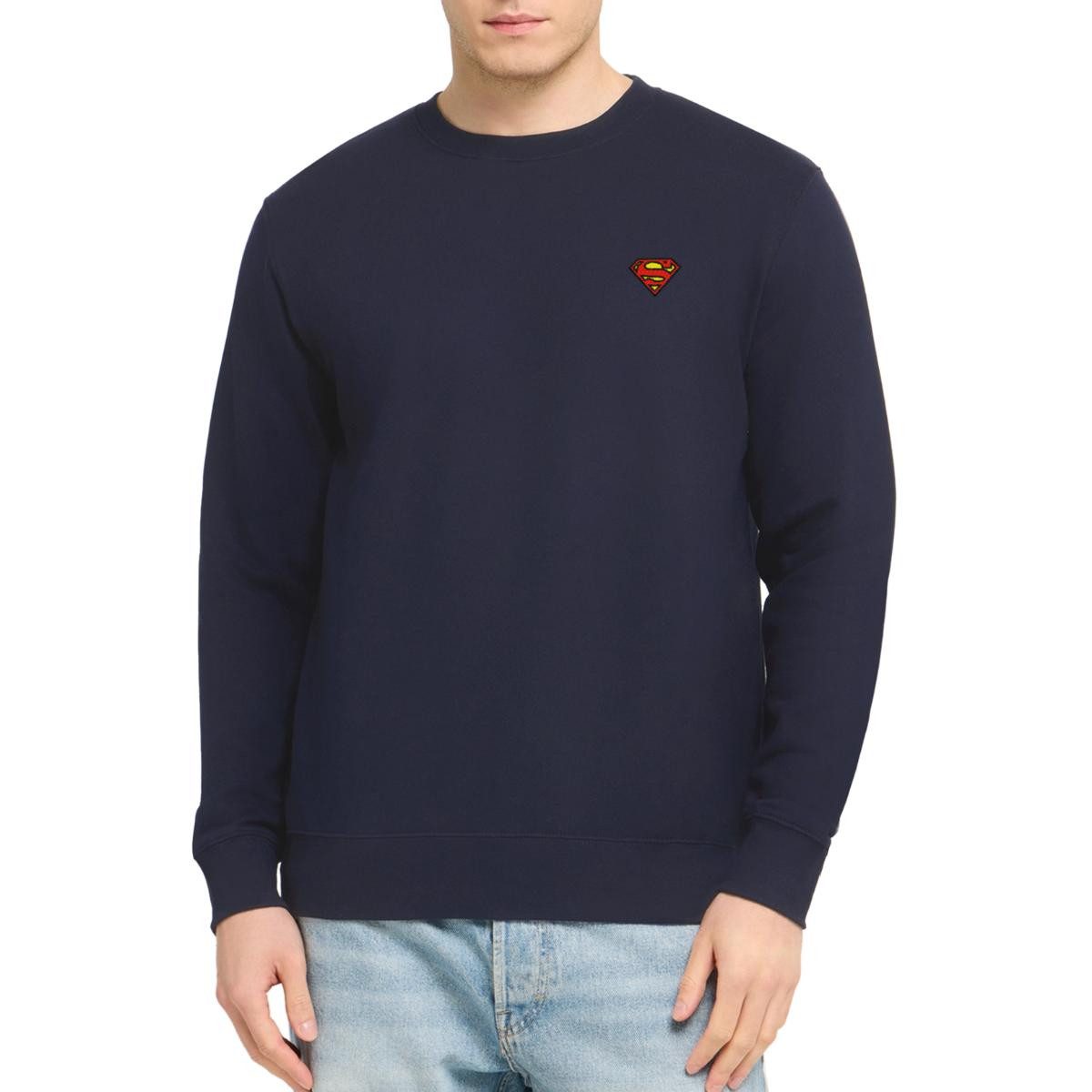 Spreadshirt Sweatshirt Superman Original Logo S-Shield Stick Unisex Pullover (1-tlg)