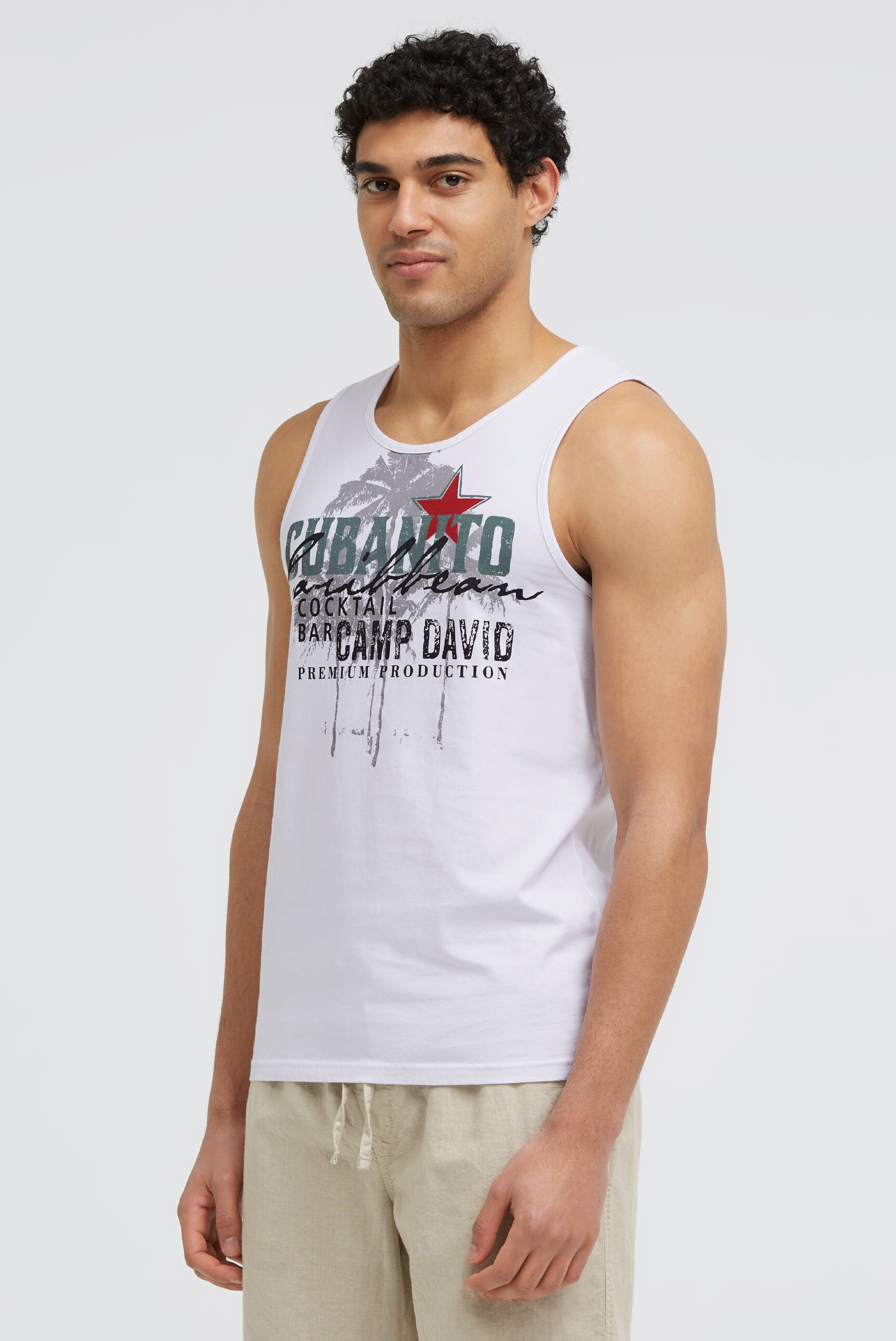 CAMP DAVID Tanktop aus Baumwolle