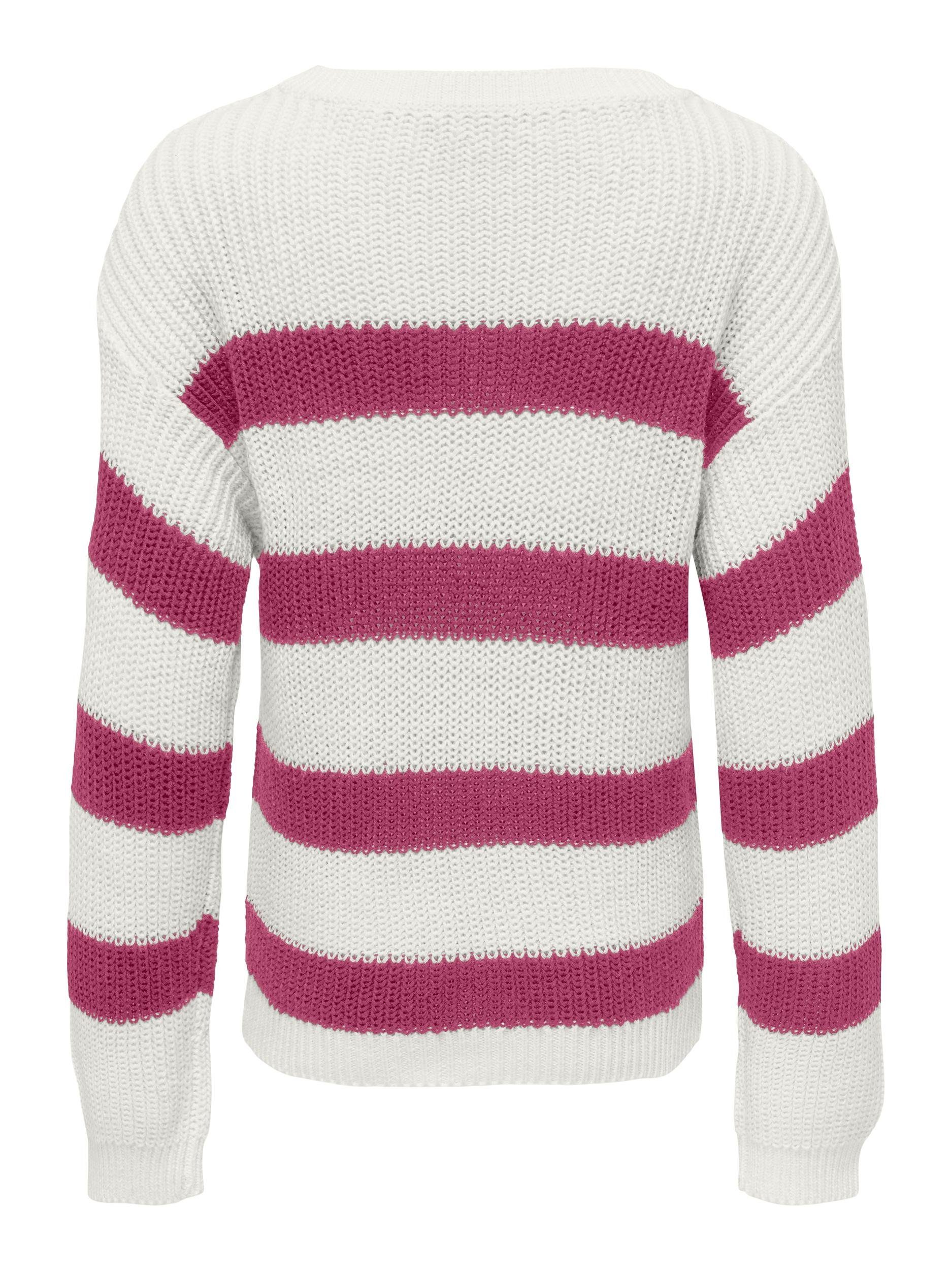 PULLOVER Strickpullover STRIPED ONLY KNT KIDS KOGSIF LS
